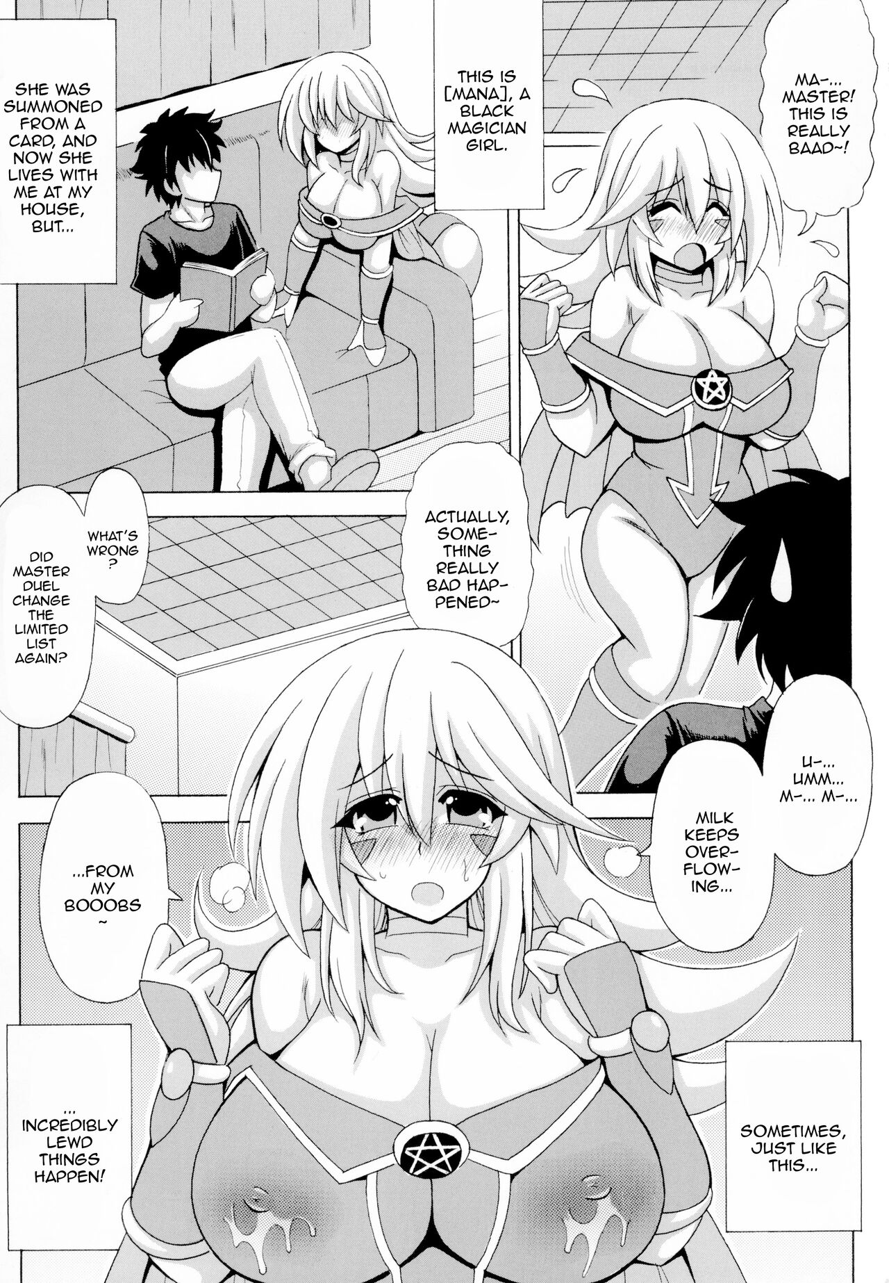 [Leaz Koubou (Oujano Kaze)] BMG to Bonyuu Magic | BMG And The Breastmilk Magic (Yu-Gi-Oh!) [English] {Doujins.com} [Digital] изображение № 3