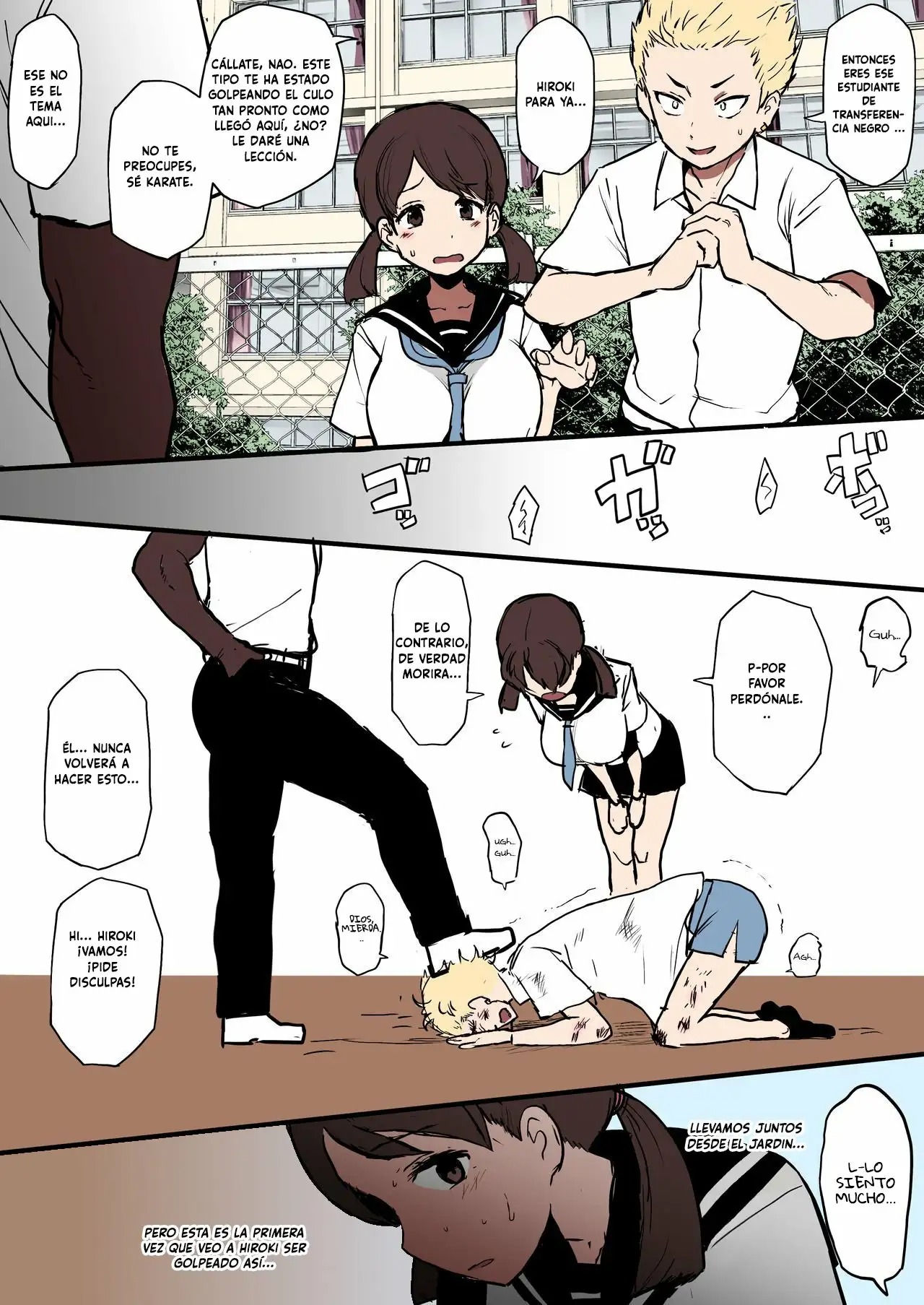 [Terasu MC] Kokujin no Tenkousei NTR ru [Spanish] [Naoko no Fansub] [Colorized] 이미지 번호 2