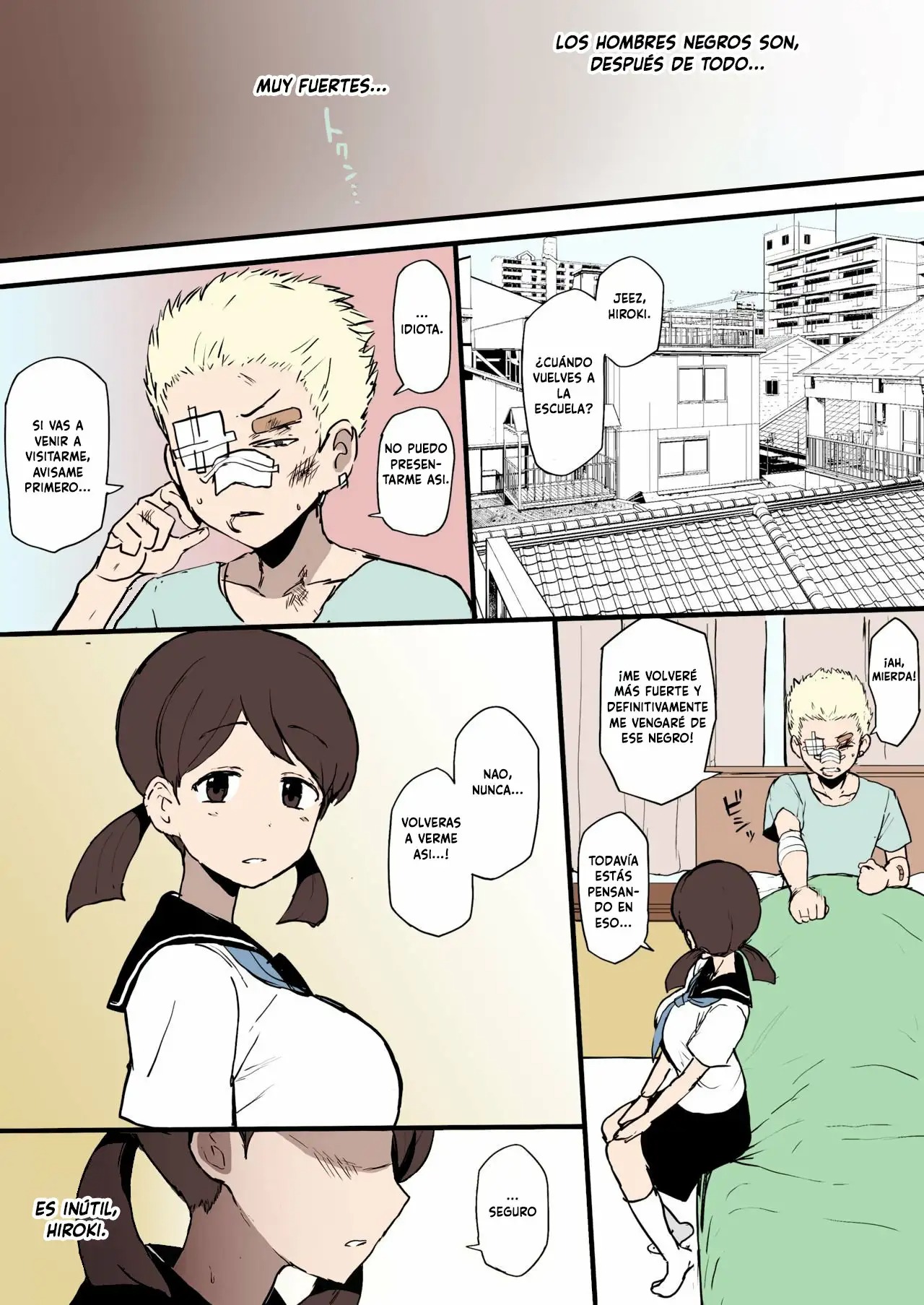 [Terasu MC] Kokujin no Tenkousei NTR ru [Spanish] [Naoko no Fansub] [Colorized] 이미지 번호 3