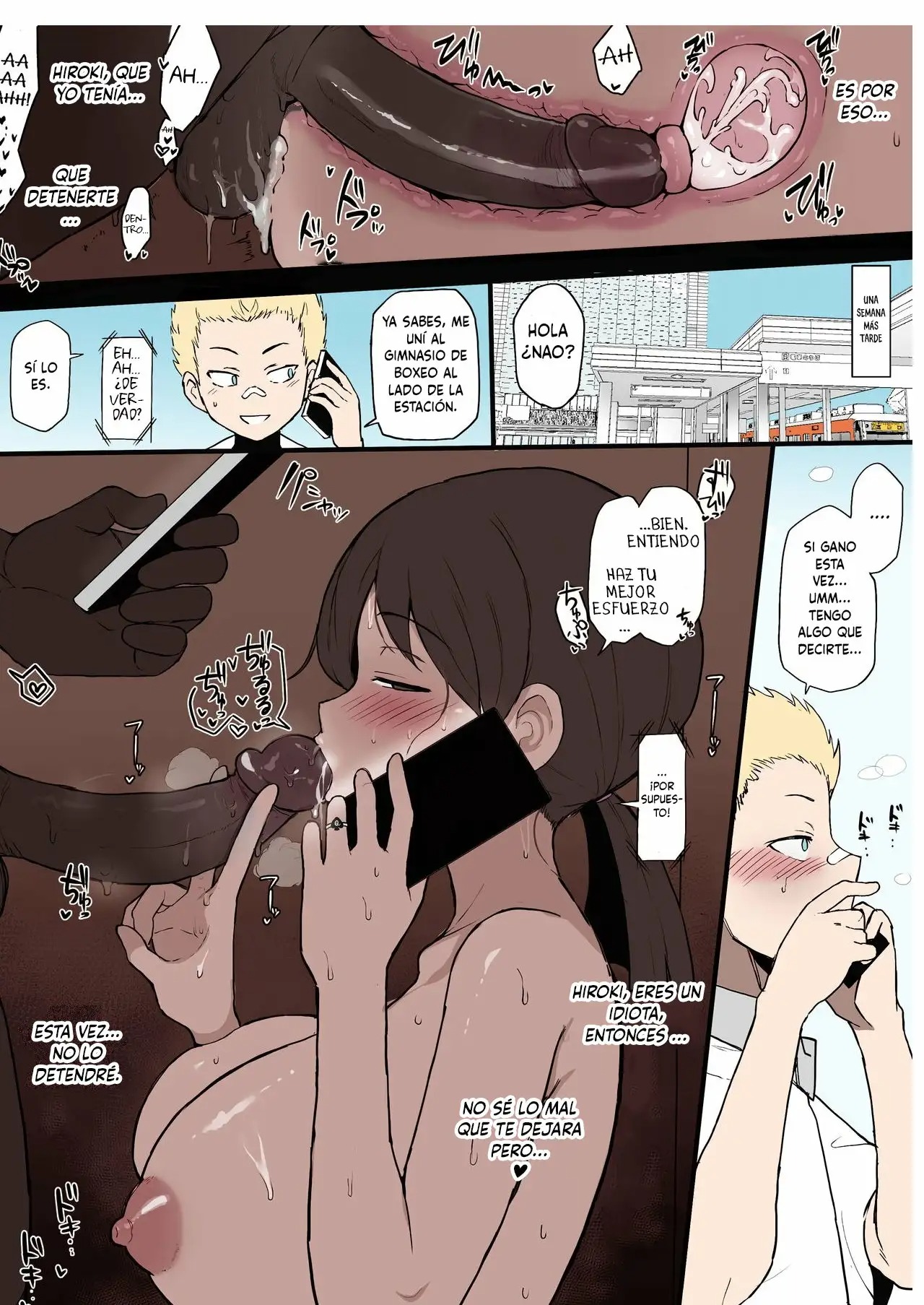 [Terasu MC] Kokujin no Tenkousei NTR ru [Spanish] [Naoko no Fansub] [Colorized] 이미지 번호 5