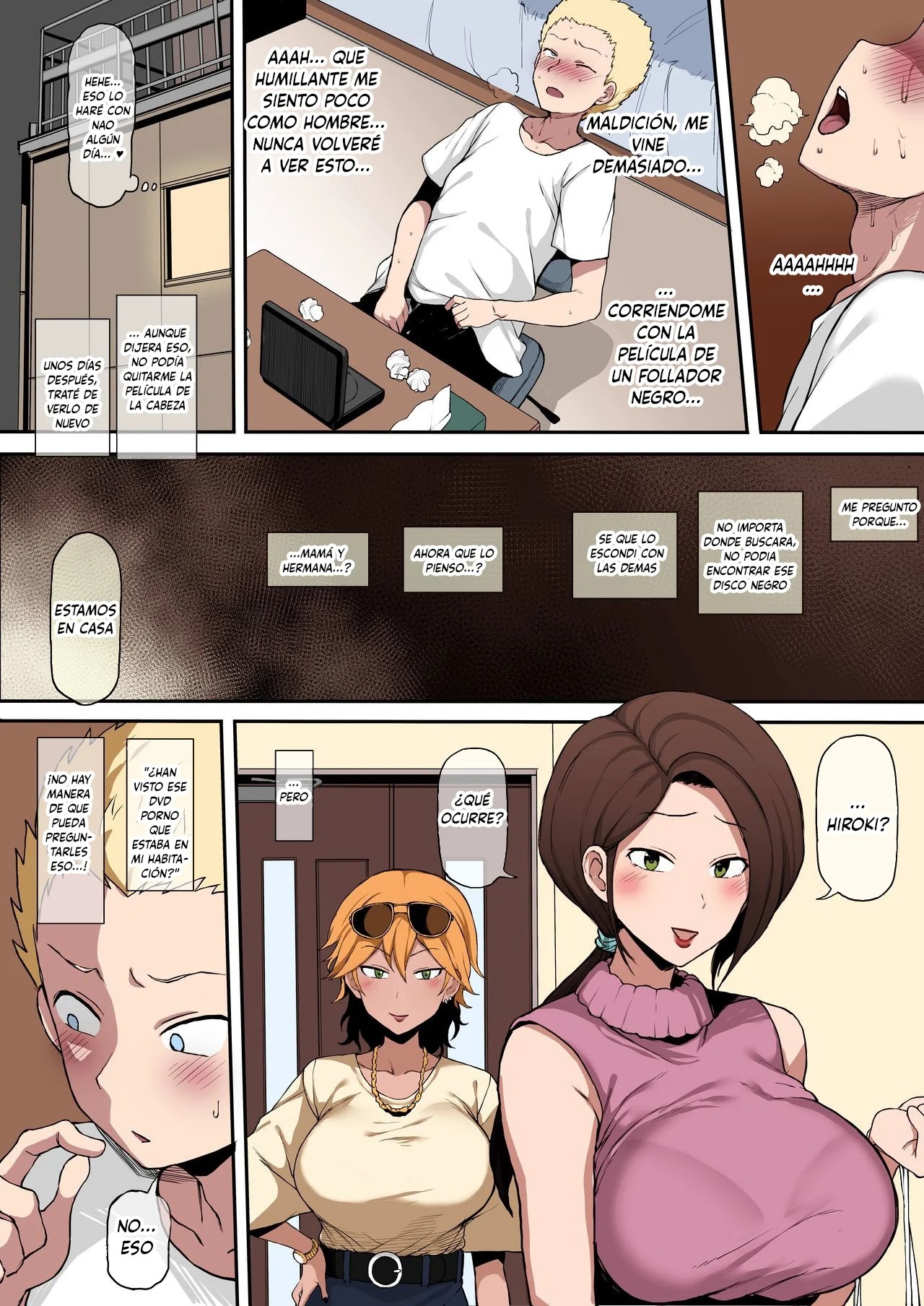 [Terasu MC] Kokujin no Tenkousei NTR ru | NTR de estudiante negro transferido [Spanish] [ARCANGELXL SCAN] [Colorized] [Decensored] numero di immagine  31