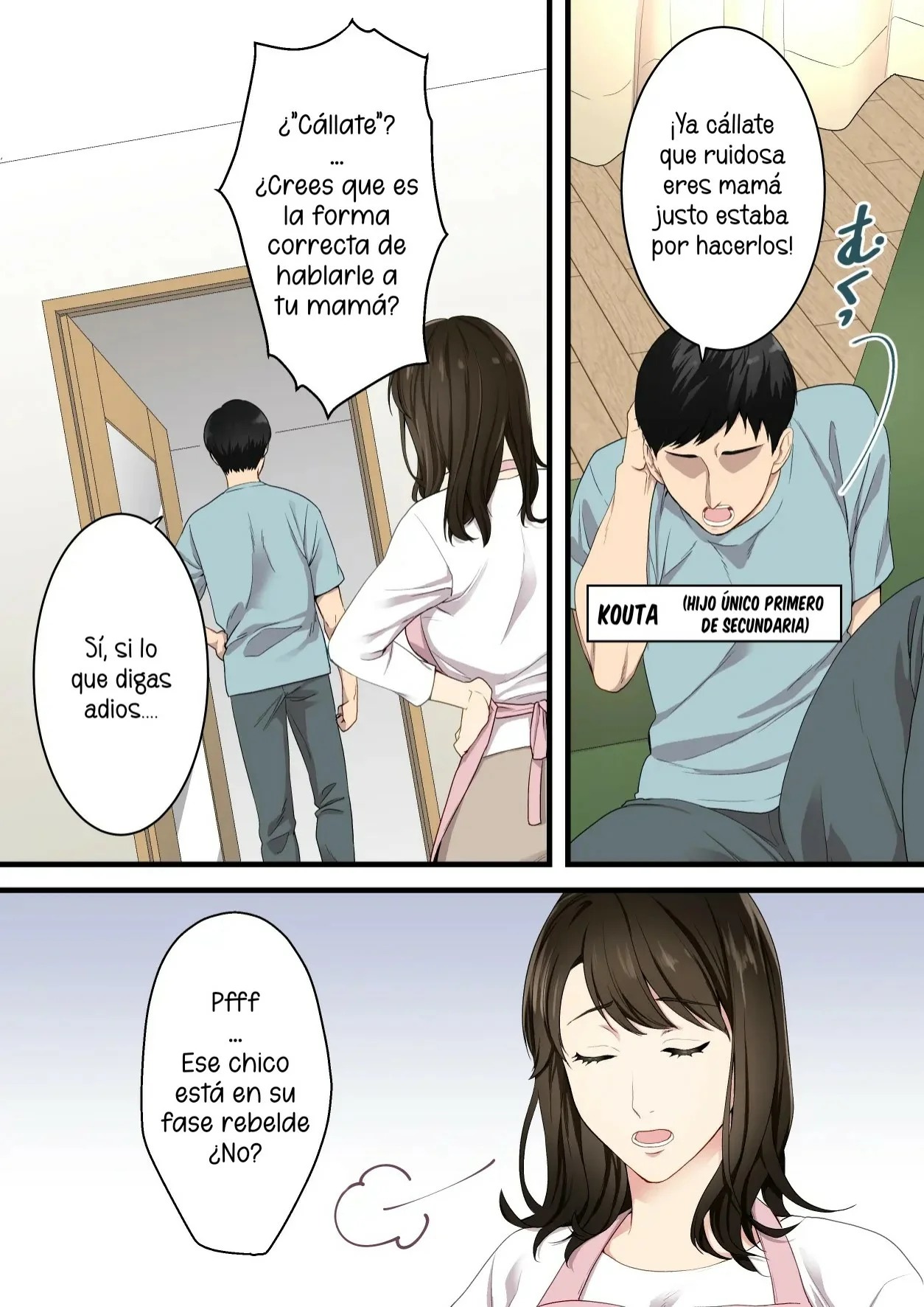 [Yuriko Club] Naka no Warukatta Haha to Musuko ga Amaama Couple ni Naru made [Spanish] [McLovin] [Digital] 图片编号 3