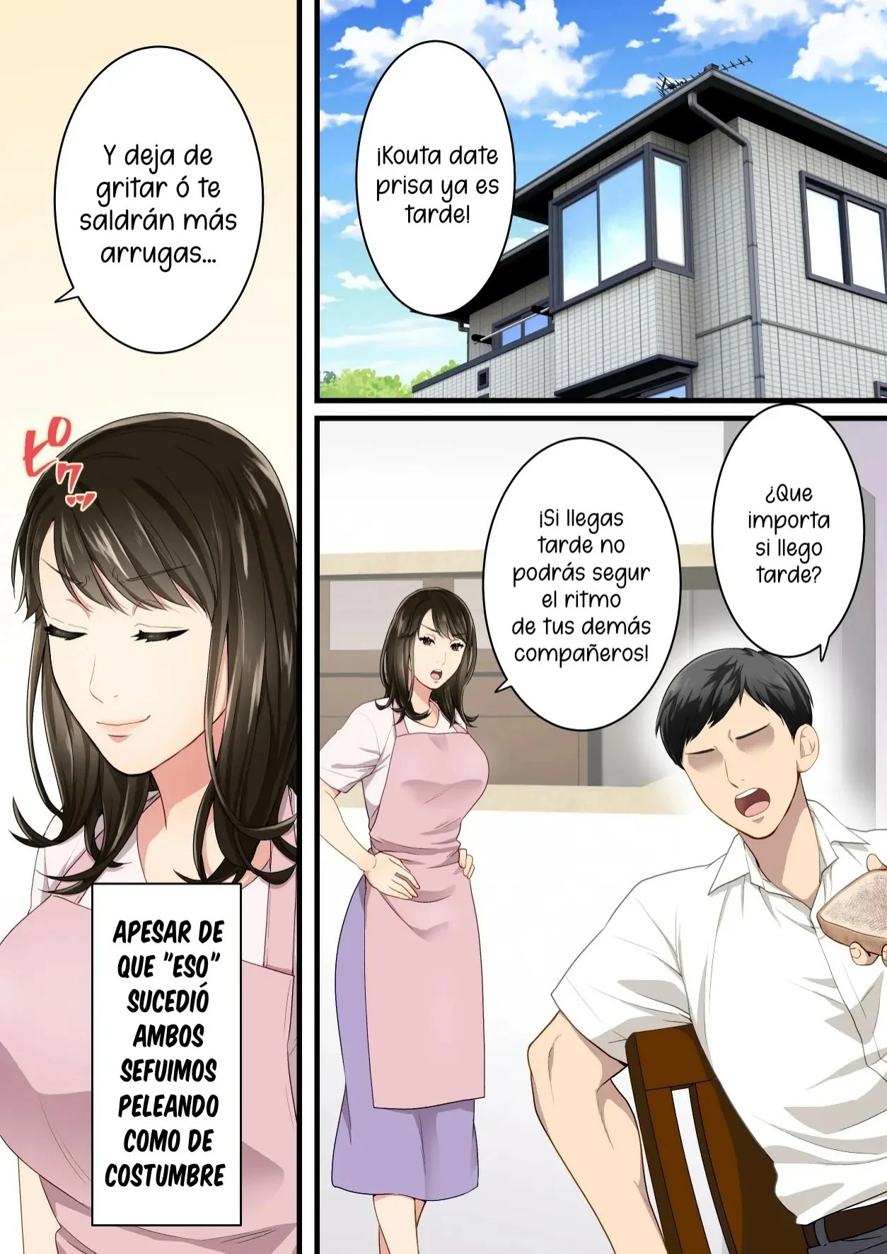 [Yuriko Club] Naka no Warukatta Haha to Musuko ga Amaama Couple ni Naru made [Spanish] [McLovin] [Digital] 图片编号 39