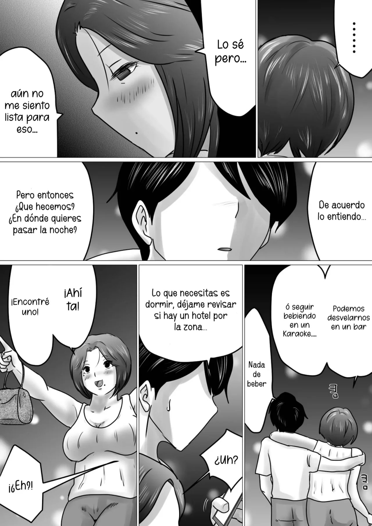[Makoto Shiyaka] Jukubo to Futari de, Love Hotel . ~ Haha to Musuko… Misshitsu de Sugosu Kindan no Ichiya ~ | Pase la noche con mama en un love hotel [Spanish] [McLovin] image number 8