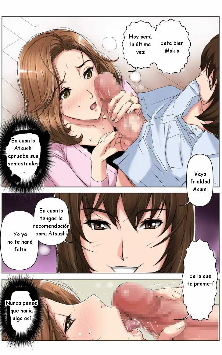 [KARUKIYA COMPANY (Karukiya)] TOMOHAHA CHOUKYOU "Boku no Kaasan wa Shiken Kikanchuu no 3-Kakan, Aitsu no Omocha ni naru" 1 [Spanish] [Brad33] Bildnummer 24