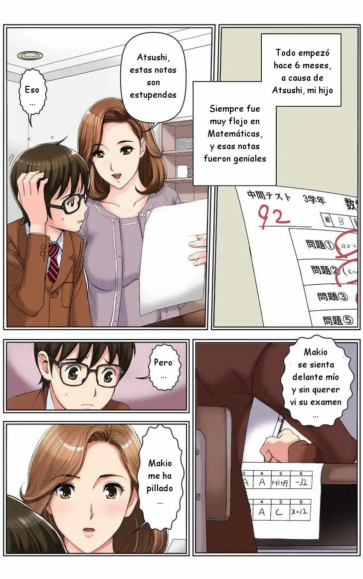 [KARUKIYA COMPANY (Karukiya)] TOMOHAHA CHOUKYOU "Boku no Kaasan wa Shiken Kikanchuu no 3-Kakan, Aitsu no Omocha ni naru" 1 [Spanish] [Brad33] Bildnummer 32