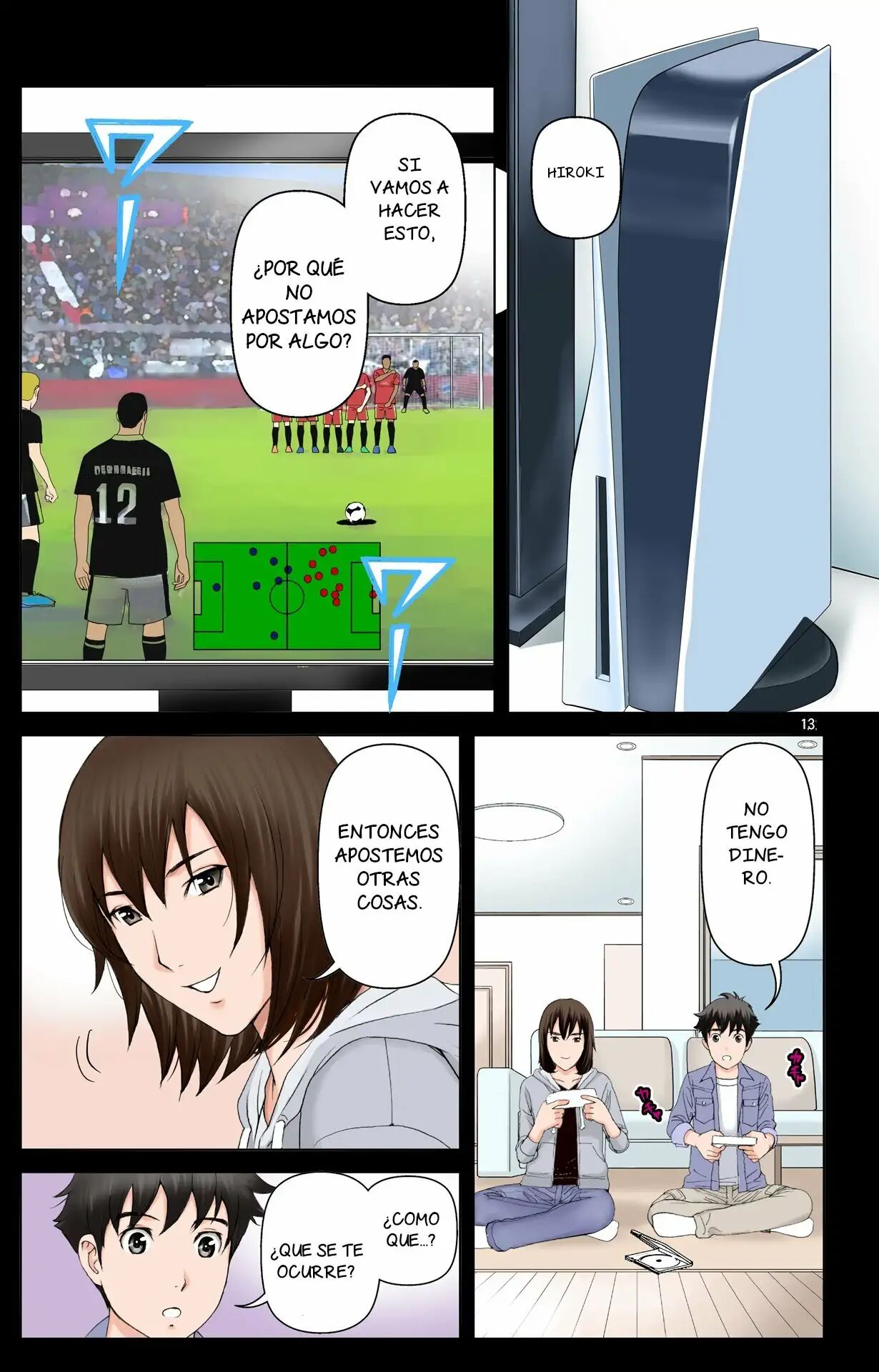 [Karukiya Company (Karukiya)] Tomohaha Gangu -Haha ga Aitsu no Omocha ni Ochiru made- ~Hiroki no Bijon~ | Cómo mi madre se convirtio en la esclava sexual de mi amigo 2 ~Vision de Hiroki~ [Spanish] [NTRFore] Bildnummer 13