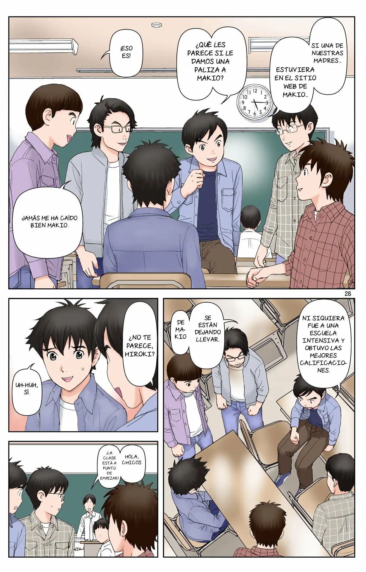 [Karukiya Company (Karukiya)] Tomohaha Gangu -Haha ga Aitsu no Omocha ni Ochiru made- ~Hiroki no Bijon~ | Cómo mi madre se convirtio en la esclava sexual de mi amigo 2 ~Vision de Hiroki~ [Spanish] [NTRFore] Bildnummer 28