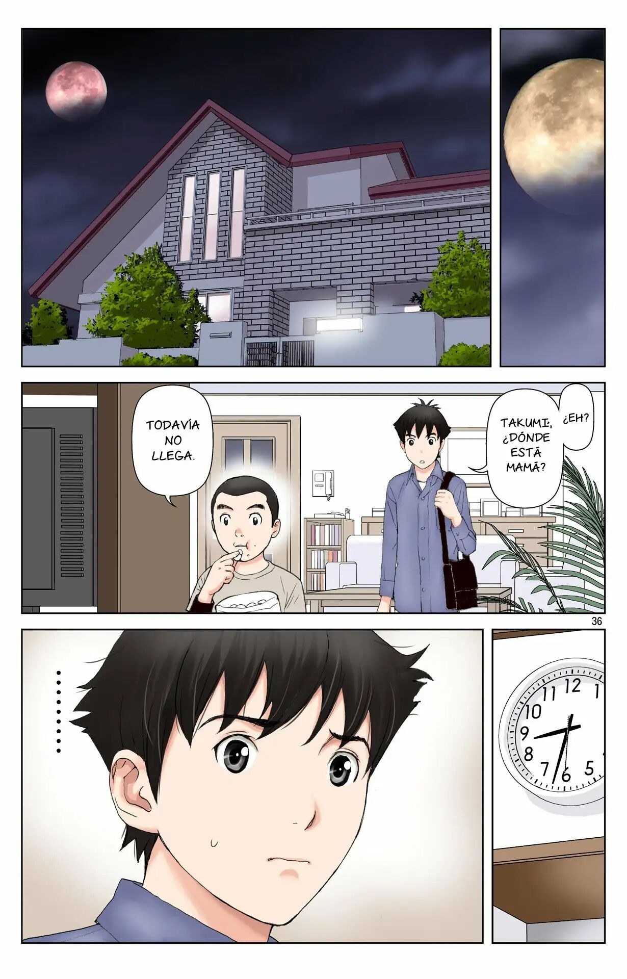 [Karukiya Company (Karukiya)] Tomohaha Gangu -Haha ga Aitsu no Omocha ni Ochiru made- ~Hiroki no Bijon~ | Cómo mi madre se convirtio en la esclava sexual de mi amigo 2 ~Vision de Hiroki~ [Spanish] [NTRFore] Bildnummer 36