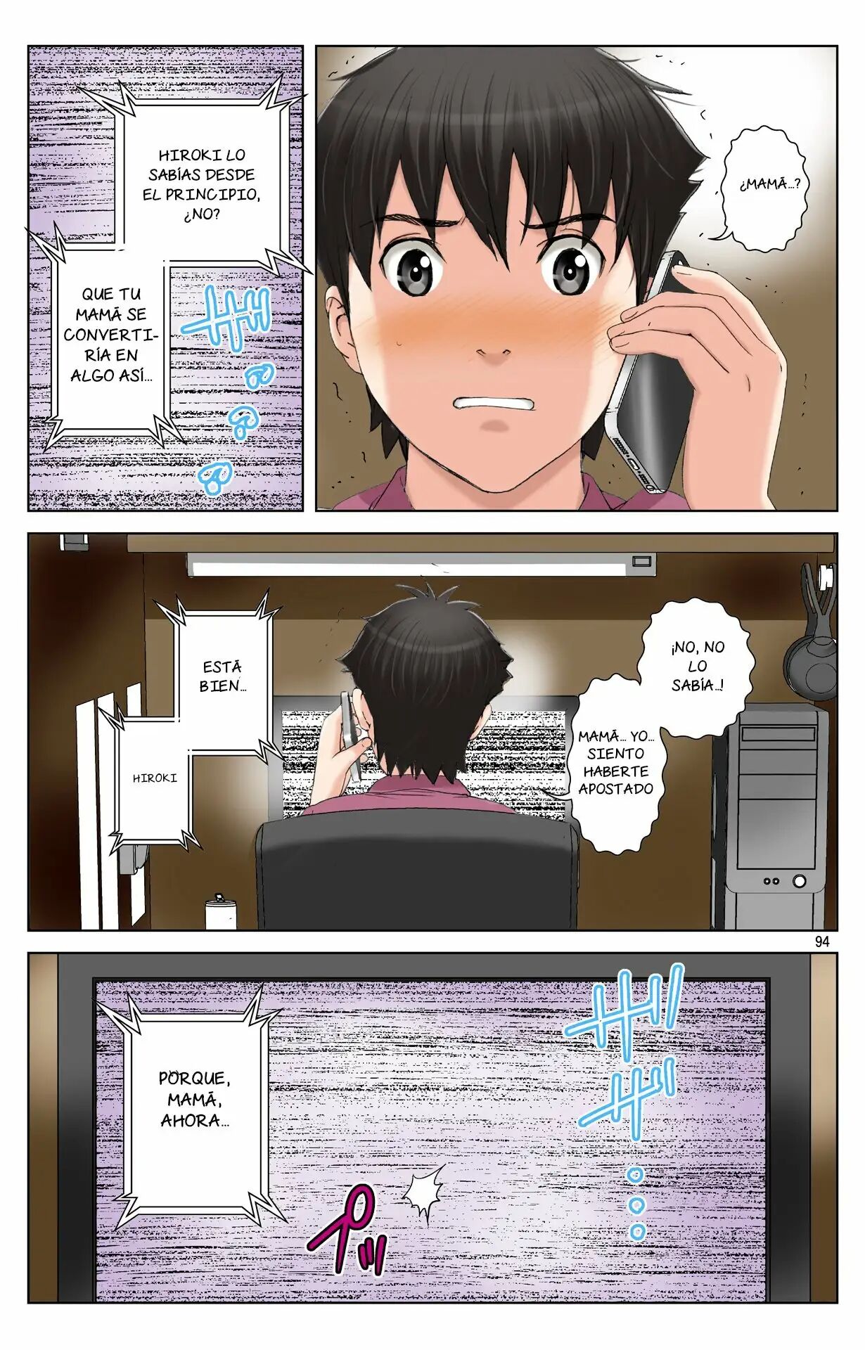 [Karukiya Company (Karukiya)] Tomohaha Gangu -Haha ga Aitsu no Omocha ni Ochiru made- ~Hiroki no Bijon~ | Cómo mi madre se convirtio en la esclava sexual de mi amigo 2 ~Vision de Hiroki~ [Spanish] [NTRFore] Bildnummer 94