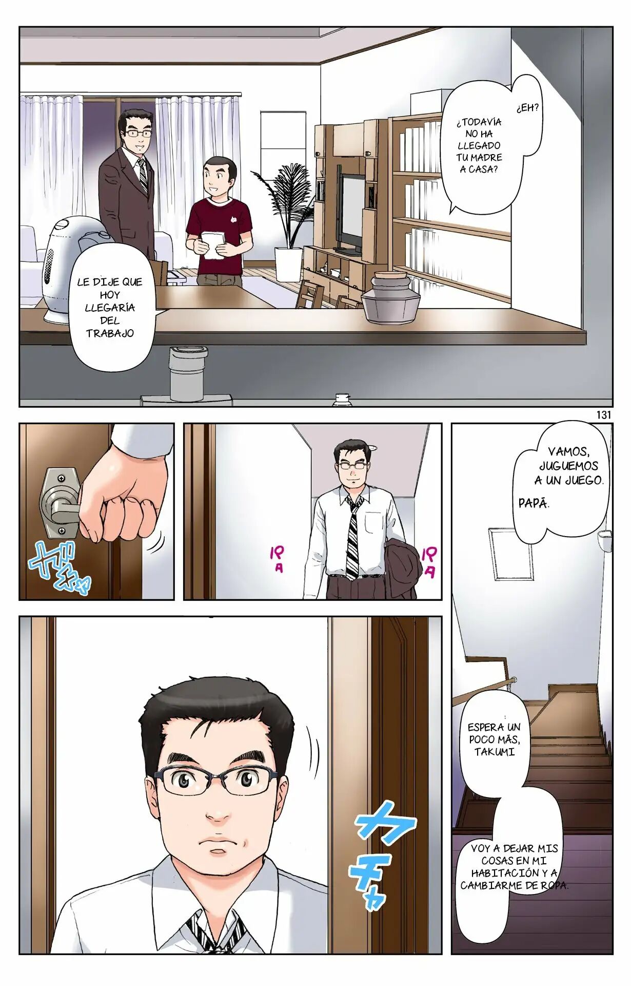 [Karukiya Company (Karukiya)] Tomohaha Gangu -Haha ga Aitsu no Omocha ni Ochiru made- ~Hiroki no Bijon~ | Cómo mi madre se convirtio en la esclava sexual de mi amigo 2 ~Vision de Hiroki~ [Spanish] [NTRFore] Bildnummer 131