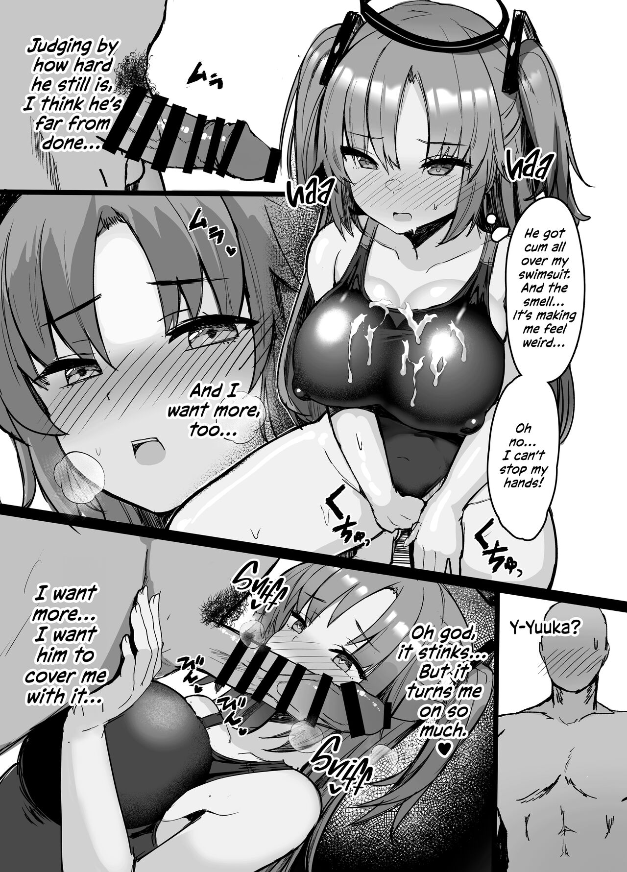 (C101) [Vivido (Kumasaku Tamizou)] Sensei!! Yokujou Shisugi desu... | Sensei!! You're Too Horny! (Blue Archive) [English] [Shiromaru] [Digital] 이미지 번호 8