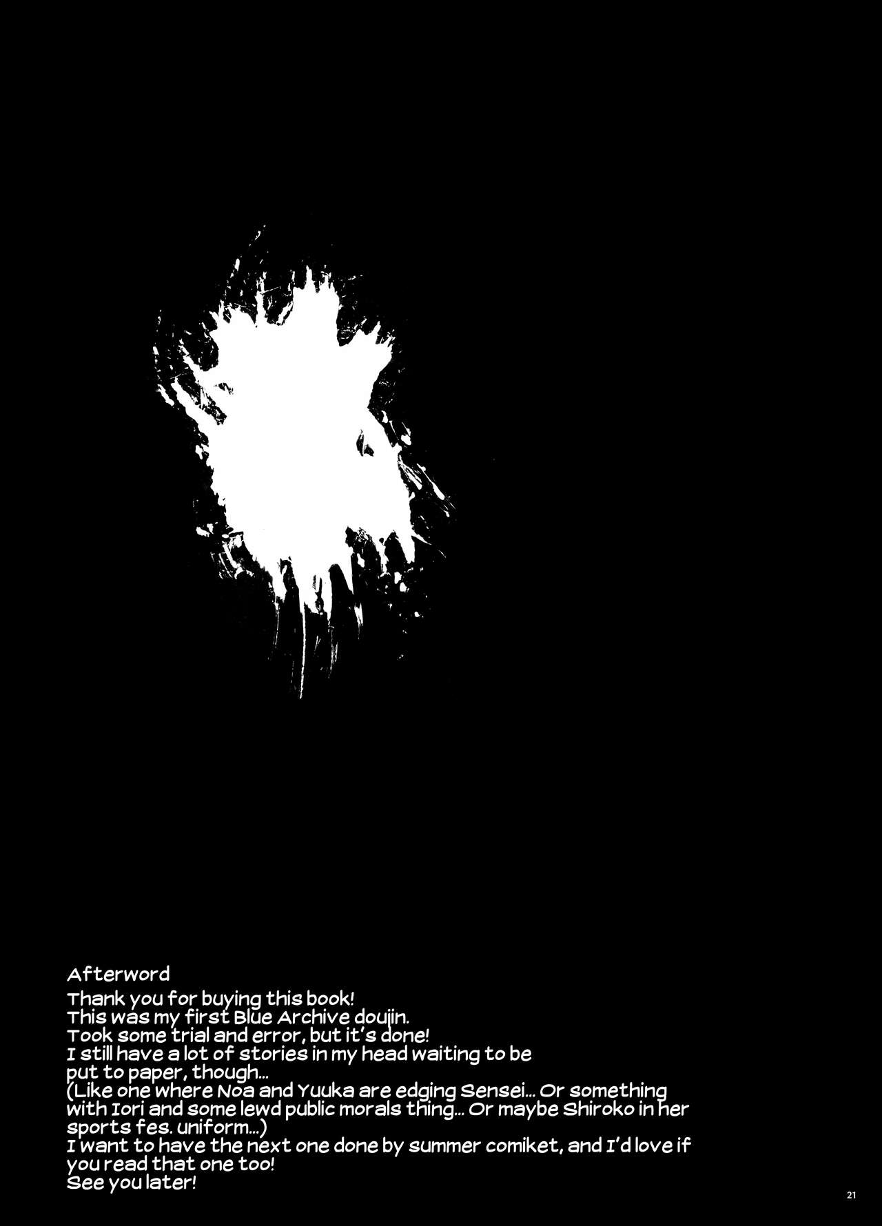 (C101) [Vivido (Kumasaku Tamizou)] Sensei!! Yokujou Shisugi desu... | Sensei!! You're Too Horny! (Blue Archive) [English] [Shiromaru] [Digital] 이미지 번호 20