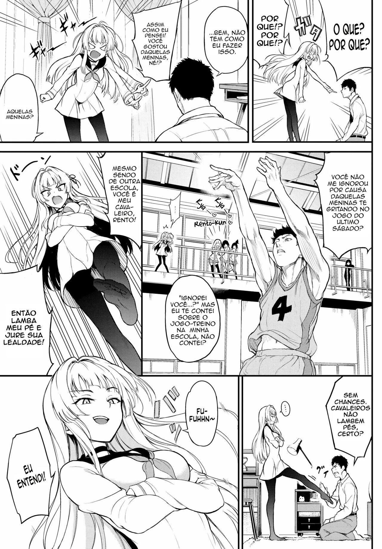 Shino-sama wa Gorippuku♥ _ Shino-sama está brava♥ [Português] image number 4