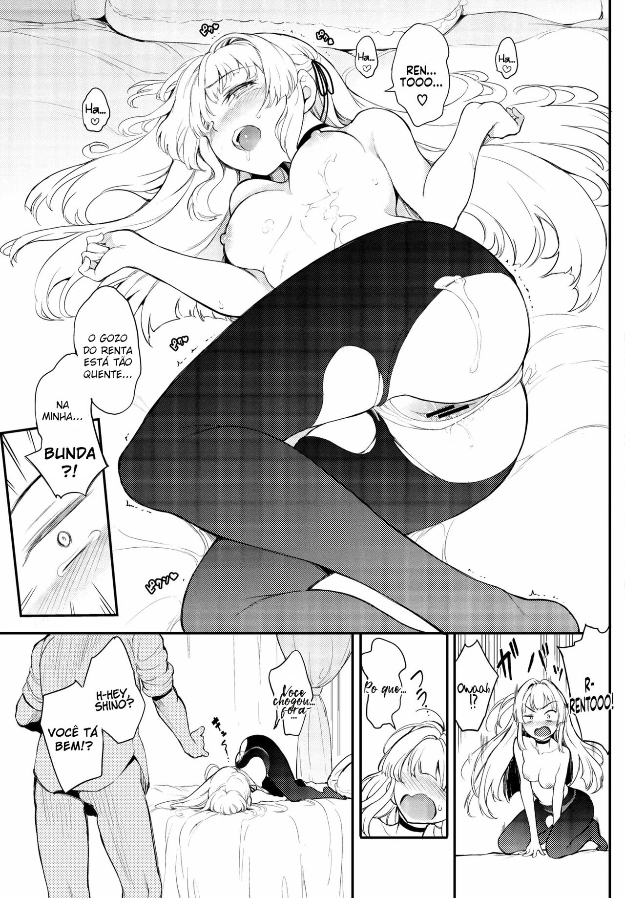 Shino-sama wa Gorippuku♥ _ Shino-sama está brava♥ [Português] image number 24