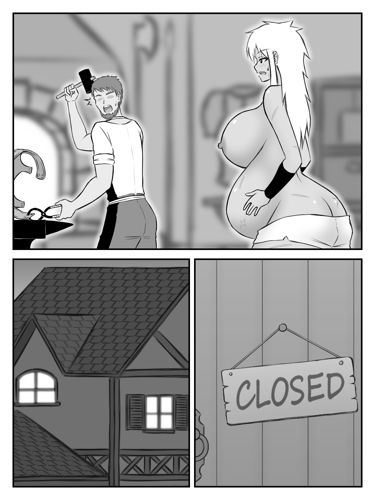 [Sato] 爆乳(おっぱい)と胸甲(アーマー) 图片编号 57