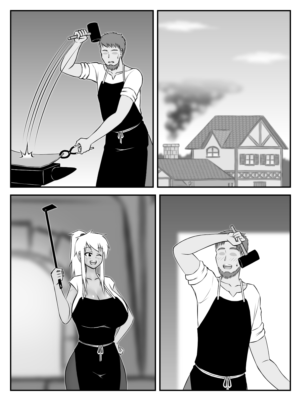 [Sato] 爆乳(おっぱい)と胸甲(アーマー) 图片编号 62