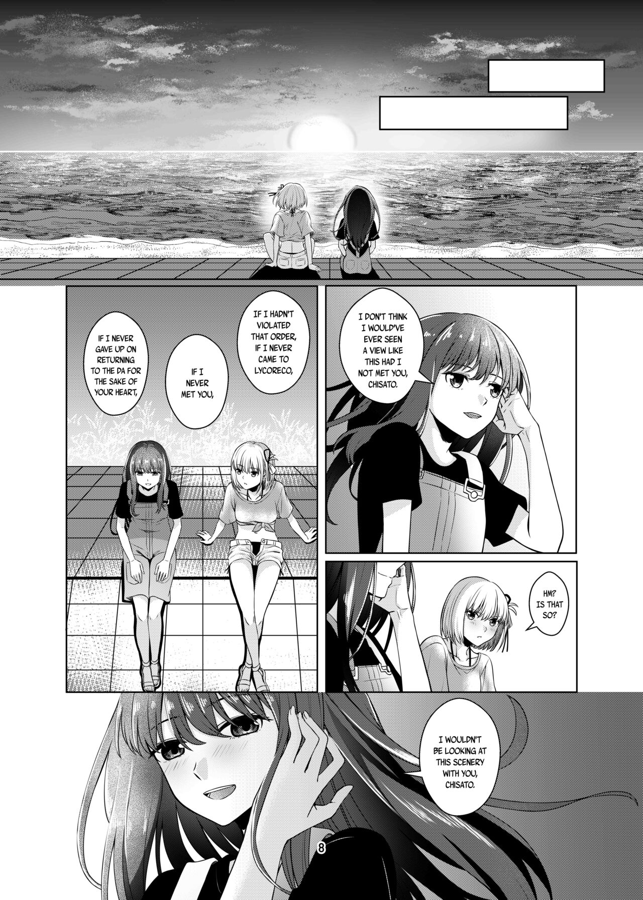 [Kudamonoichizu (Rikuu)] Watashi no Yome ni Narimasenka? | Will You Be My Wife? (Lycoris Recoil) [English] [/u/ scanlations] [Digital] image number 9