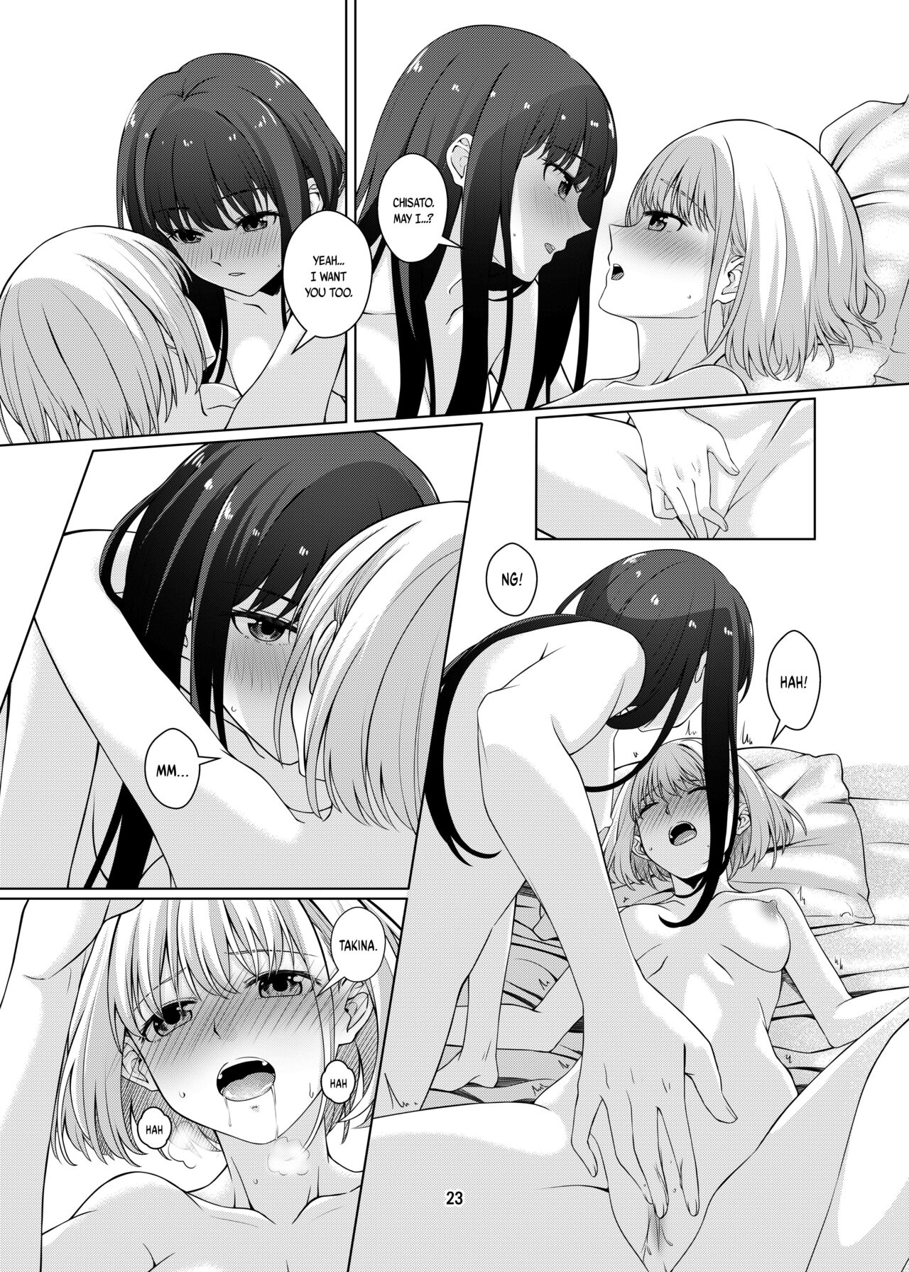 [Kudamonoichizu (Rikuu)] Watashi no Yome ni Narimasenka? | Will You Be My Wife? (Lycoris Recoil) [English] [/u/ scanlations] [Digital] image number 24