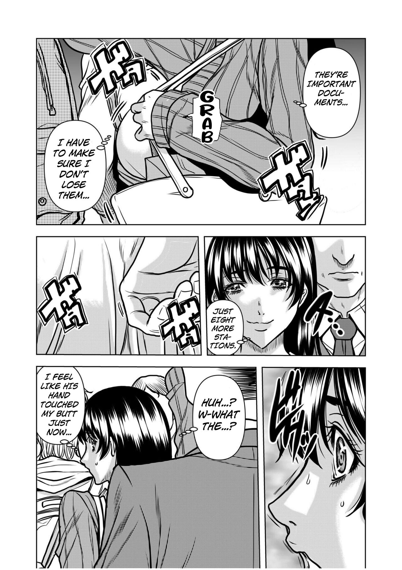 [Tachibana Naoki] Nure Teru Ne… Chikan Sa Rete Kanji Chatteta ~ Otto No Joushi Ni Nando Mo Moteasoba Reta Kedamono SEX Chapter 1 [English] numero di immagine  5