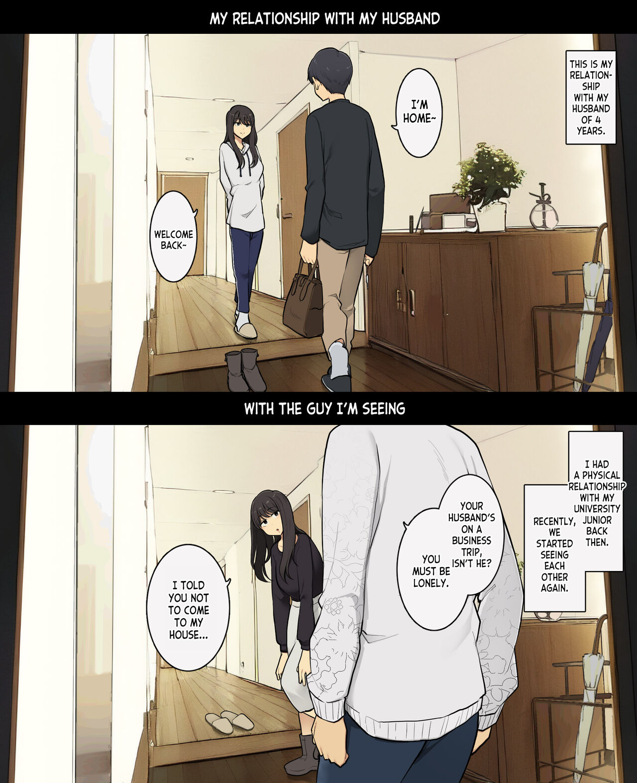 [Wakamatsu] Otto to no kankei, furin aite to no kankei [English] [desudesu] 이미지 번호 1