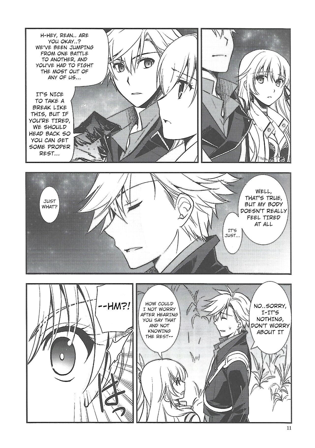 (C96) [C.A.T (Morisaki Kurumi)] Hoshi no Shita de Koinegau (The Legend of Heroes: Sen no Kiseki) [English] numero di immagine  10