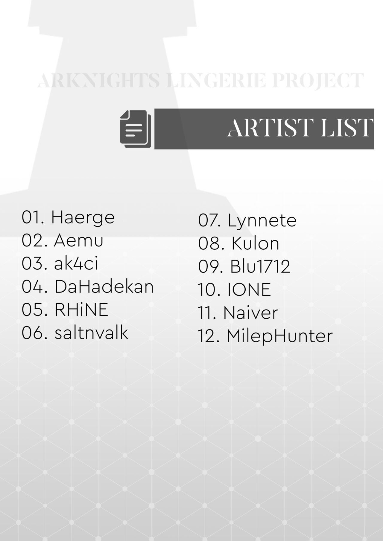 [Various] Arknights Lingerie Collaboration Fanbook [Digital] 画像番号 3