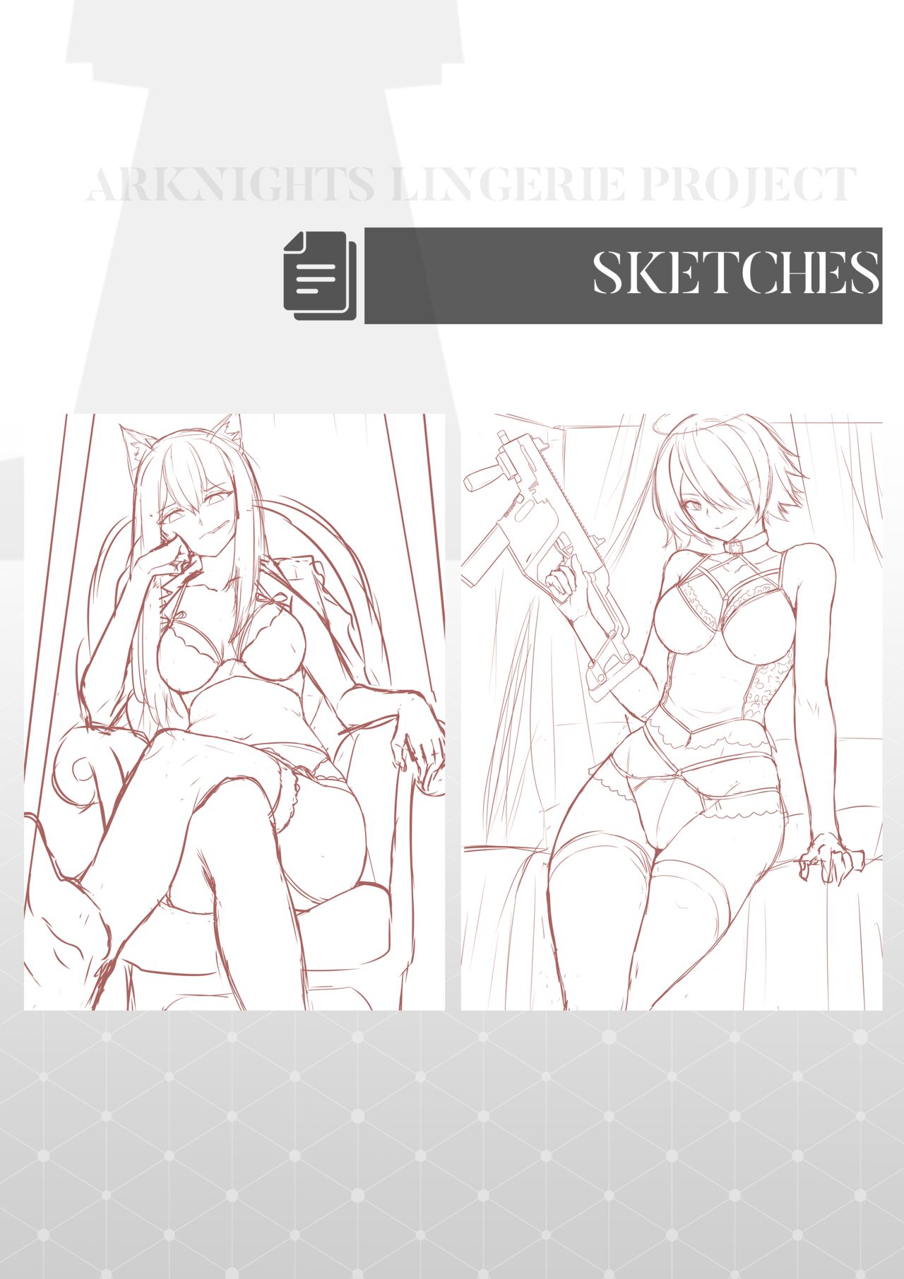 [Various] Arknights Lingerie Collaboration Fanbook [Digital] 画像番号 47
