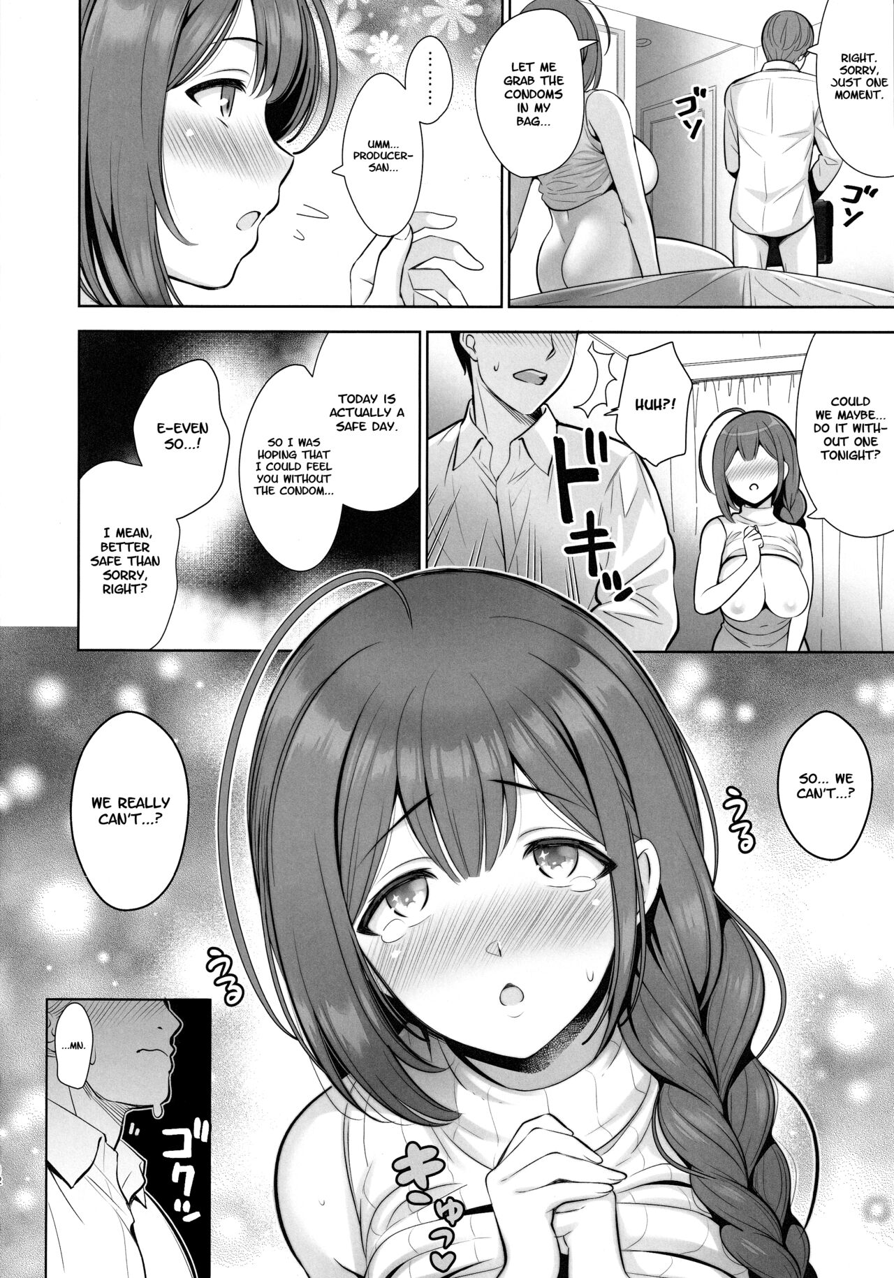 (C101) [Goromenz (Yasui Riosuke)] Kuwayama Chiyuki wa Haramitai | Chiyuki Kuwayama wants to get pregnant (THE iDOLM@STER: Shiny Colors) [English] [Project Valvrein] 이미지 번호 11