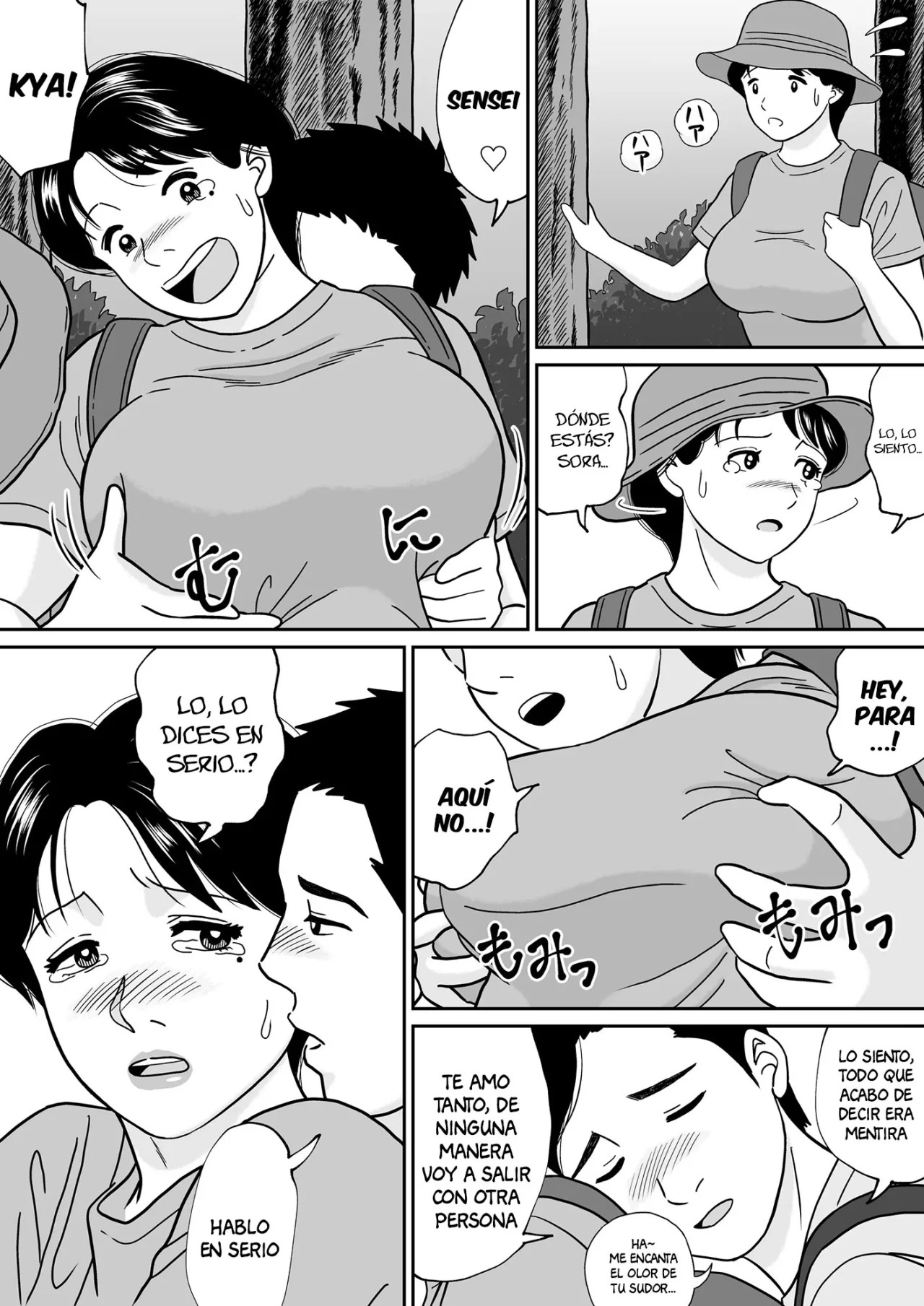 [Tokunaga Poosaku] Himitsu no Kagaijugyou 3-jikanme [Spanish] [Anything] 画像番号 4