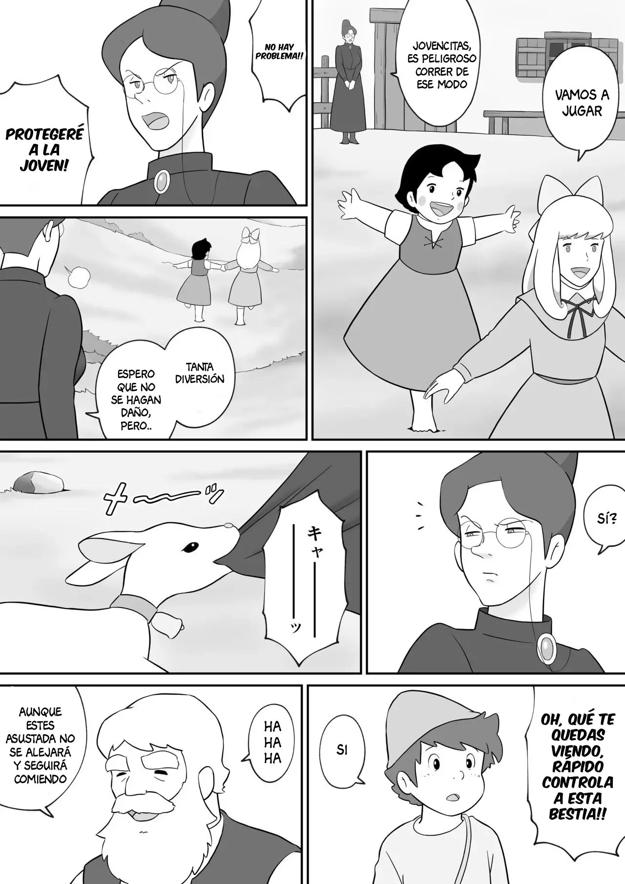 [Tokunaga Poosaku] Frankfurt no Jukujo Rottenmayer | Milf Rottenmayer In Frankfurt (Alps no Shoujo Heidi) [Spanish] [Anything] numero di immagine  2