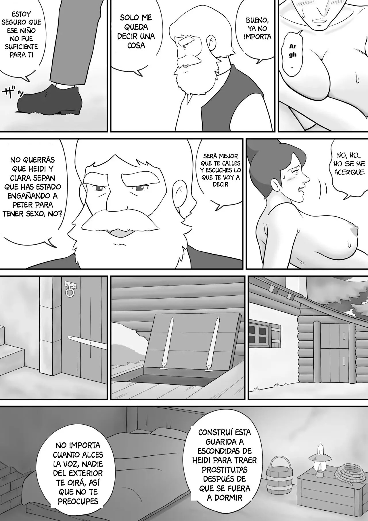 [Tokunaga Poosaku] Frankfurt no Jukujo Rottenmayer | Milf Rottenmayer In Frankfurt (Alps no Shoujo Heidi) [Spanish] [Anything] numero di immagine  16