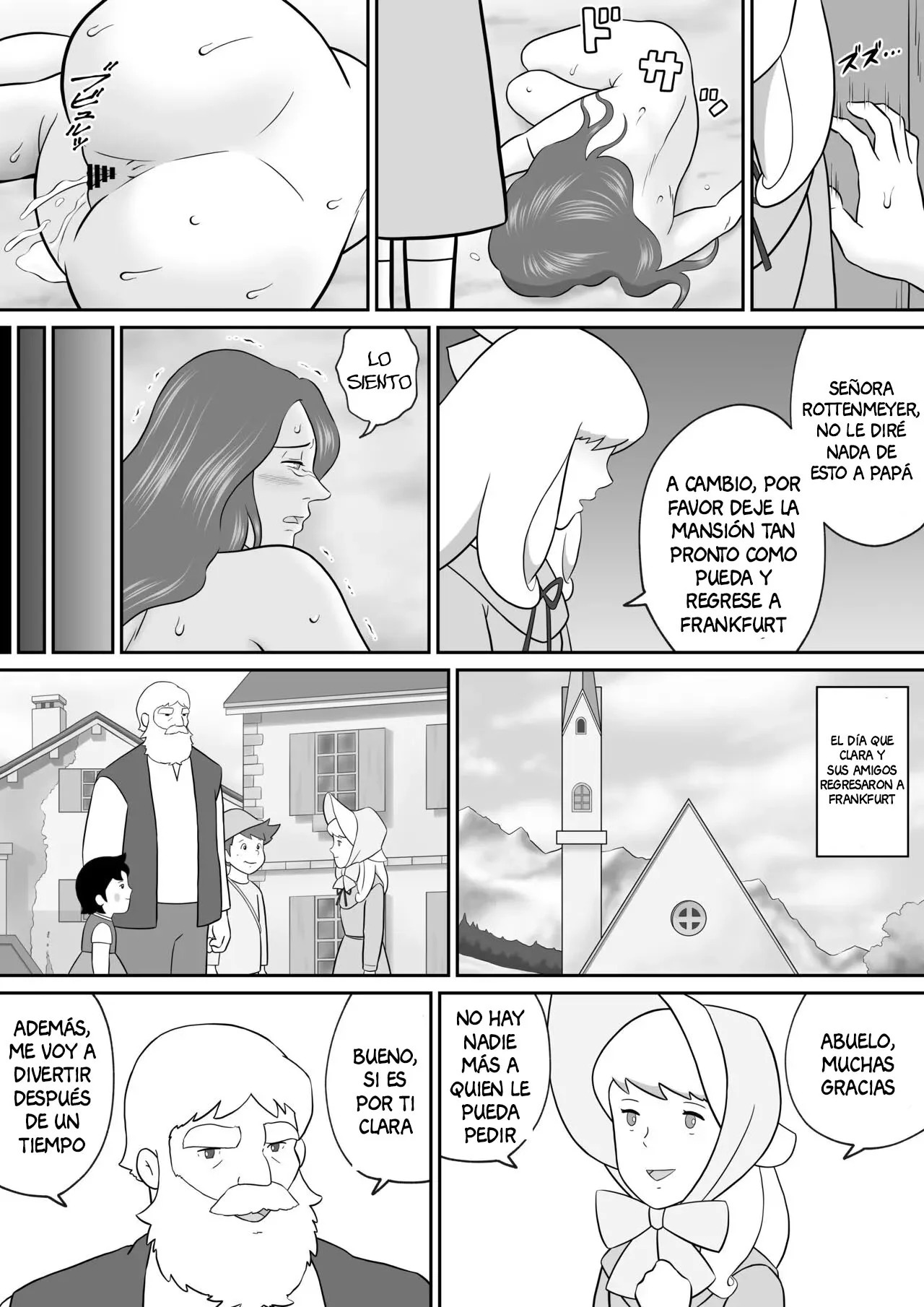 [Tokunaga Poosaku] Frankfurt no Jukujo Rottenmayer | Milf Rottenmayer In Frankfurt (Alps no Shoujo Heidi) [Spanish] [Anything] numero di immagine  31