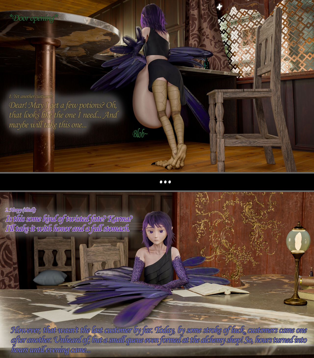 Vore comic "Magia et Plumis" image number 13