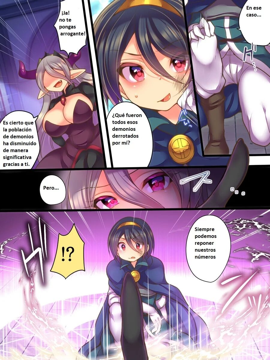 [Amuai Okashi Seisakusho (Reitou Mikan)] Soshite Yuusha wa Inma ni Natte Sei o Musaboru [Spanish][Fans Impacientes Translate] imagen número 5