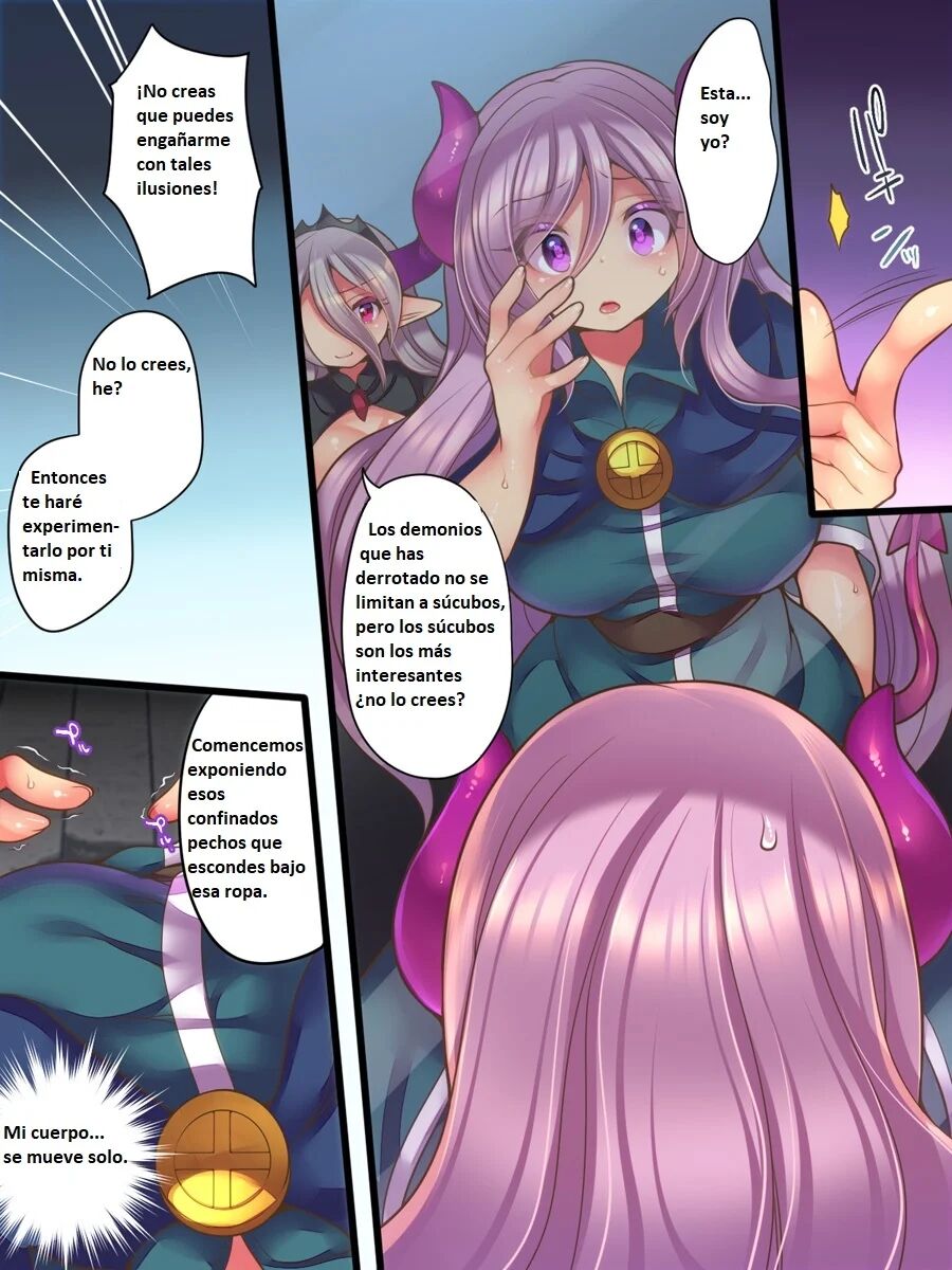 [Amuai Okashi Seisakusho (Reitou Mikan)] Soshite Yuusha wa Inma ni Natte Sei o Musaboru [Spanish][Fans Impacientes Translate] imagen número 10