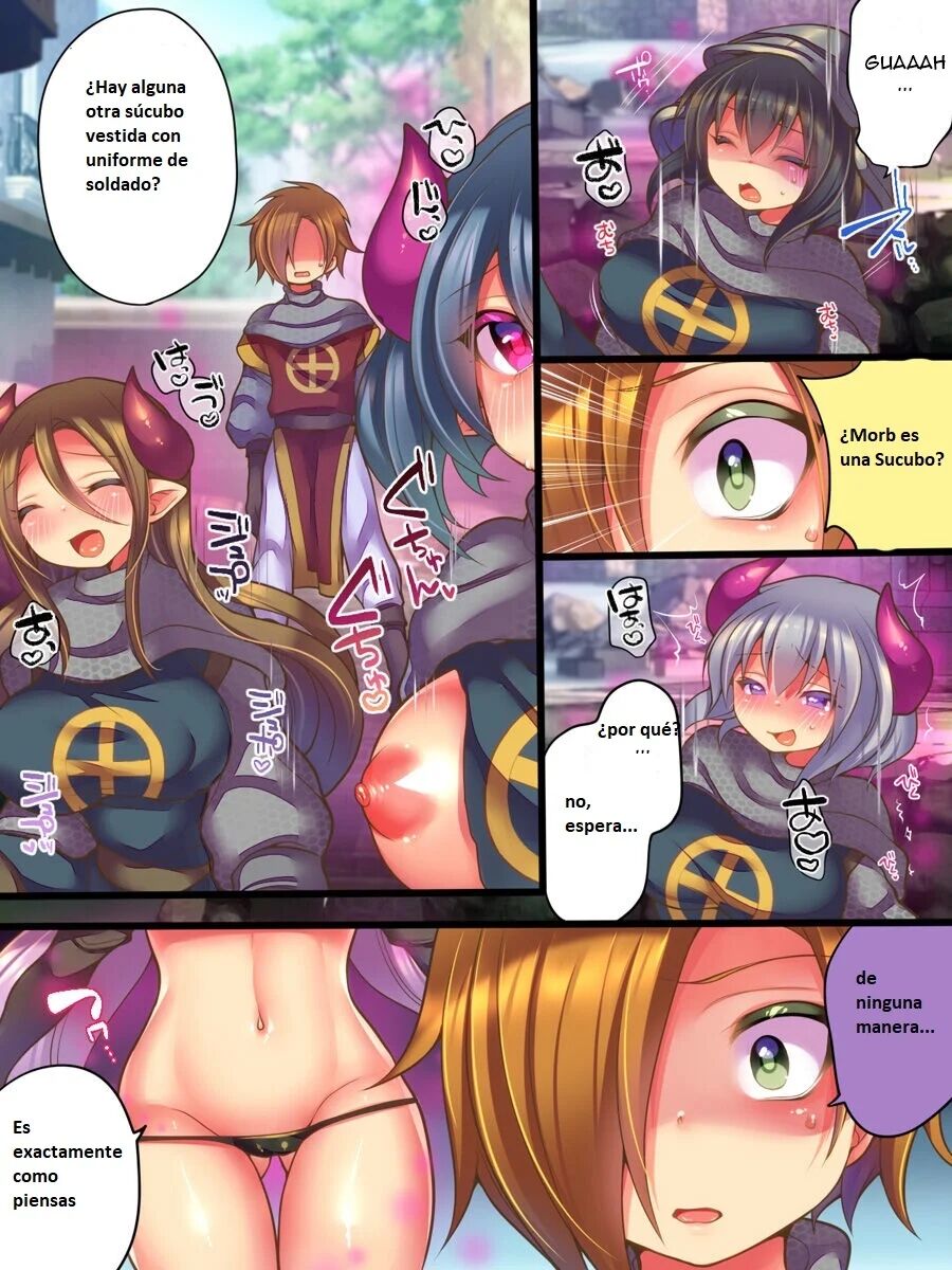 [Amuai Okashi Seisakusho (Reitou Mikan)] Soshite Yuusha wa Inma ni Natte Sei o Musaboru [Spanish][Fans Impacientes Translate] imagen número 27