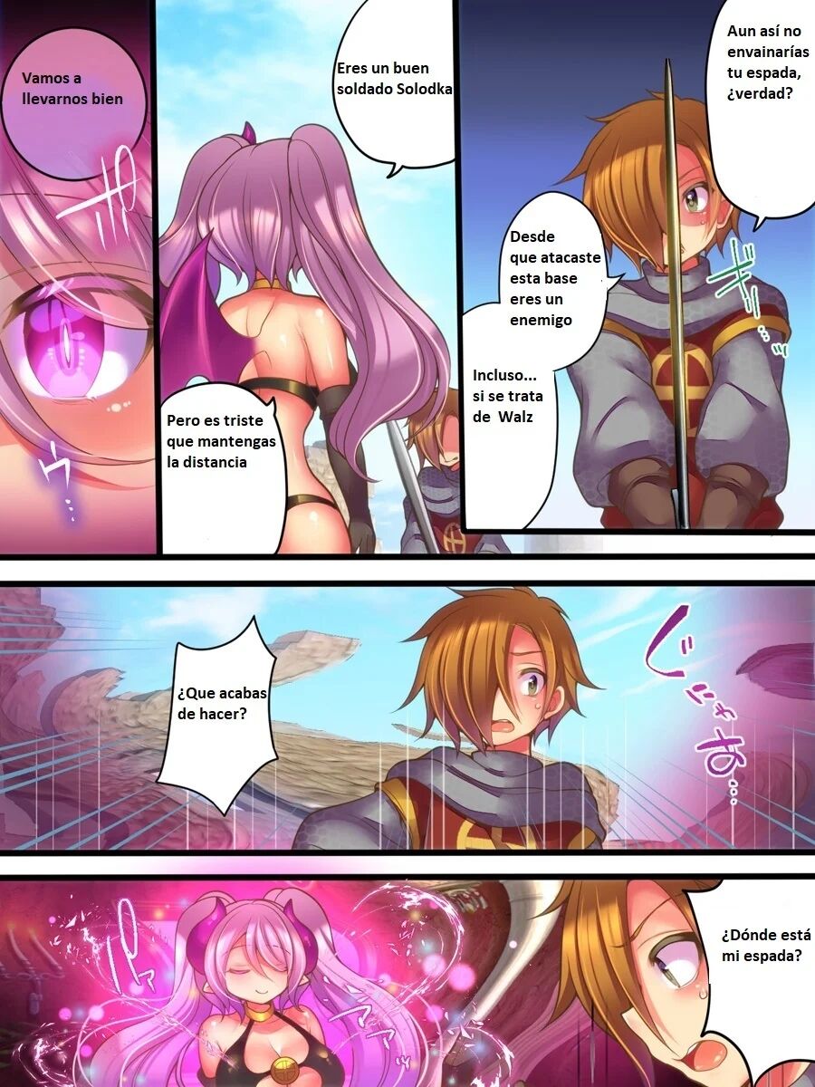 [Amuai Okashi Seisakusho (Reitou Mikan)] Soshite Yuusha wa Inma ni Natte Sei o Musaboru [Spanish][Fans Impacientes Translate] imagen número 29