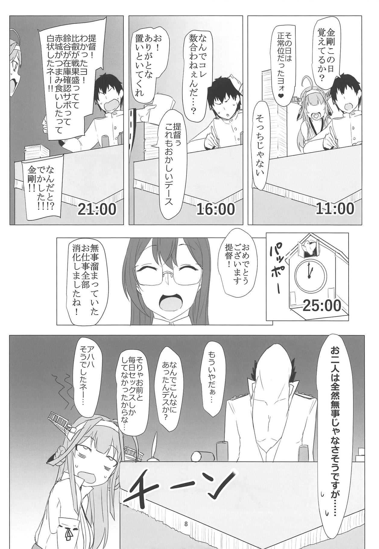 (COMIC1☆15) [Caramel Yarou (ky.)] Kongou no LOVE wa Tomaranai (Kantai Collection -KanColle-) 7eme image