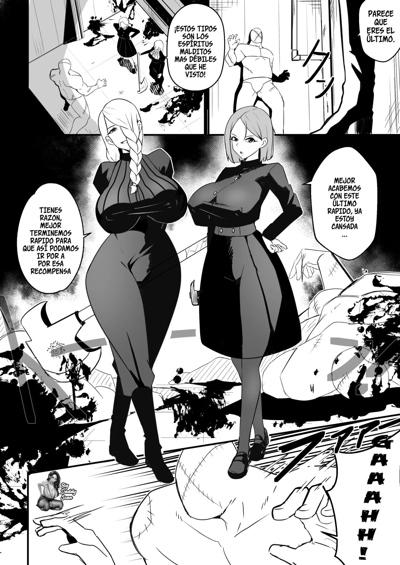 [Merkonig] Jujutsushi wa Maketa (Jujutsu Kaisen) [Spanish] [BigDaddy Scan] [Decensored] imagen número 3