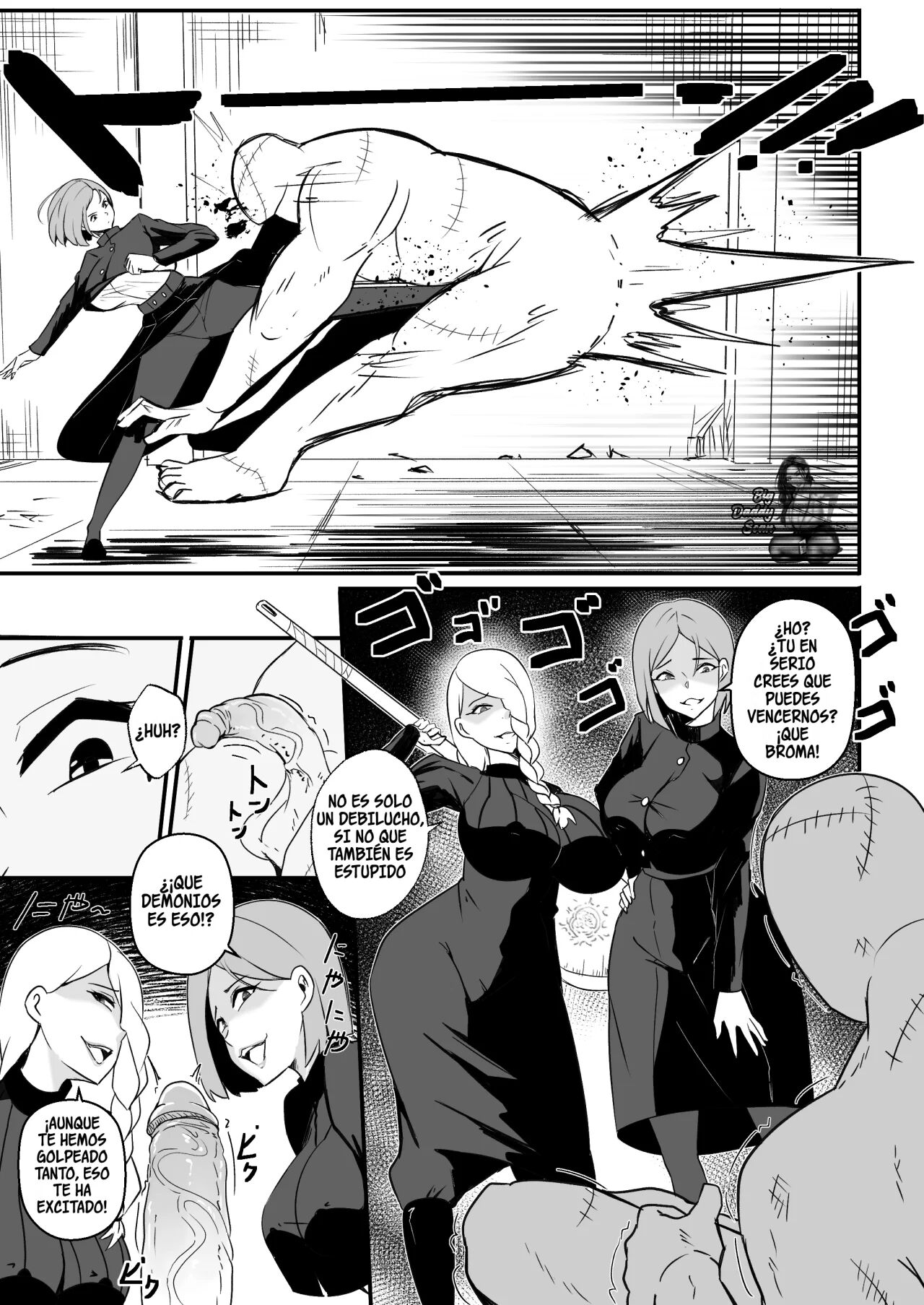 [Merkonig] Jujutsushi wa Maketa (Jujutsu Kaisen) [Spanish] [BigDaddy Scan] [Decensored] imagen número 4