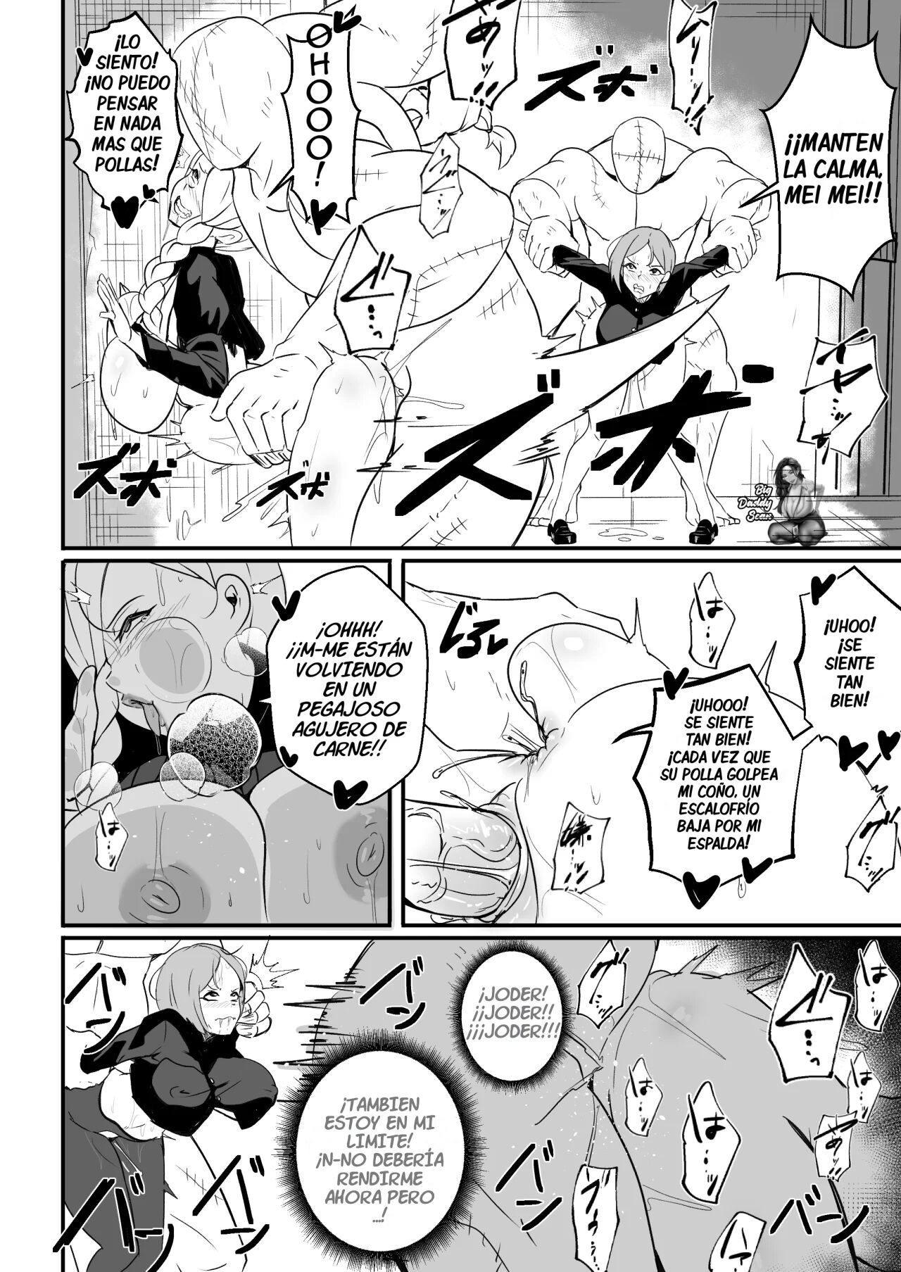 [Merkonig] Jujutsushi wa Maketa (Jujutsu Kaisen) [Spanish] [BigDaddy Scan] [Decensored] imagen número 11