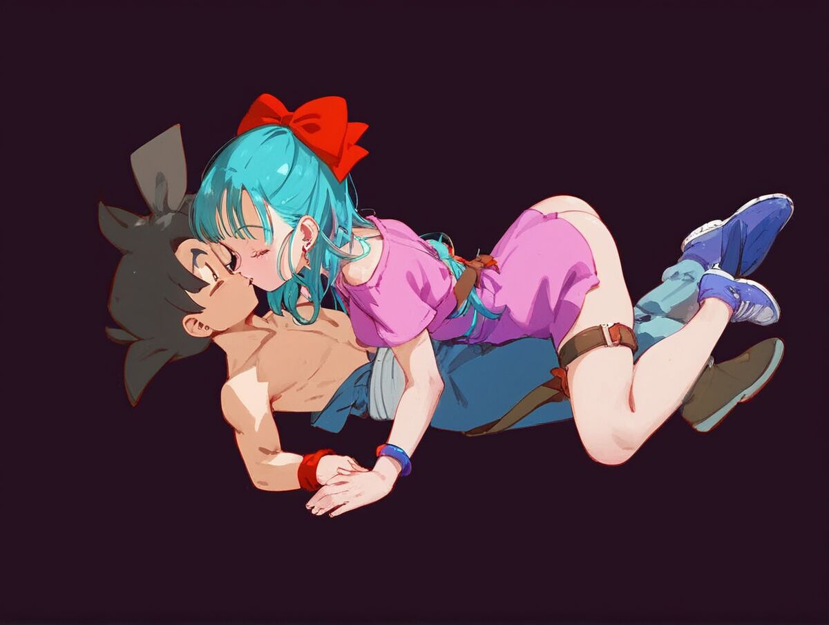 Goku & Bulma [AI Generated] 画像番号 1