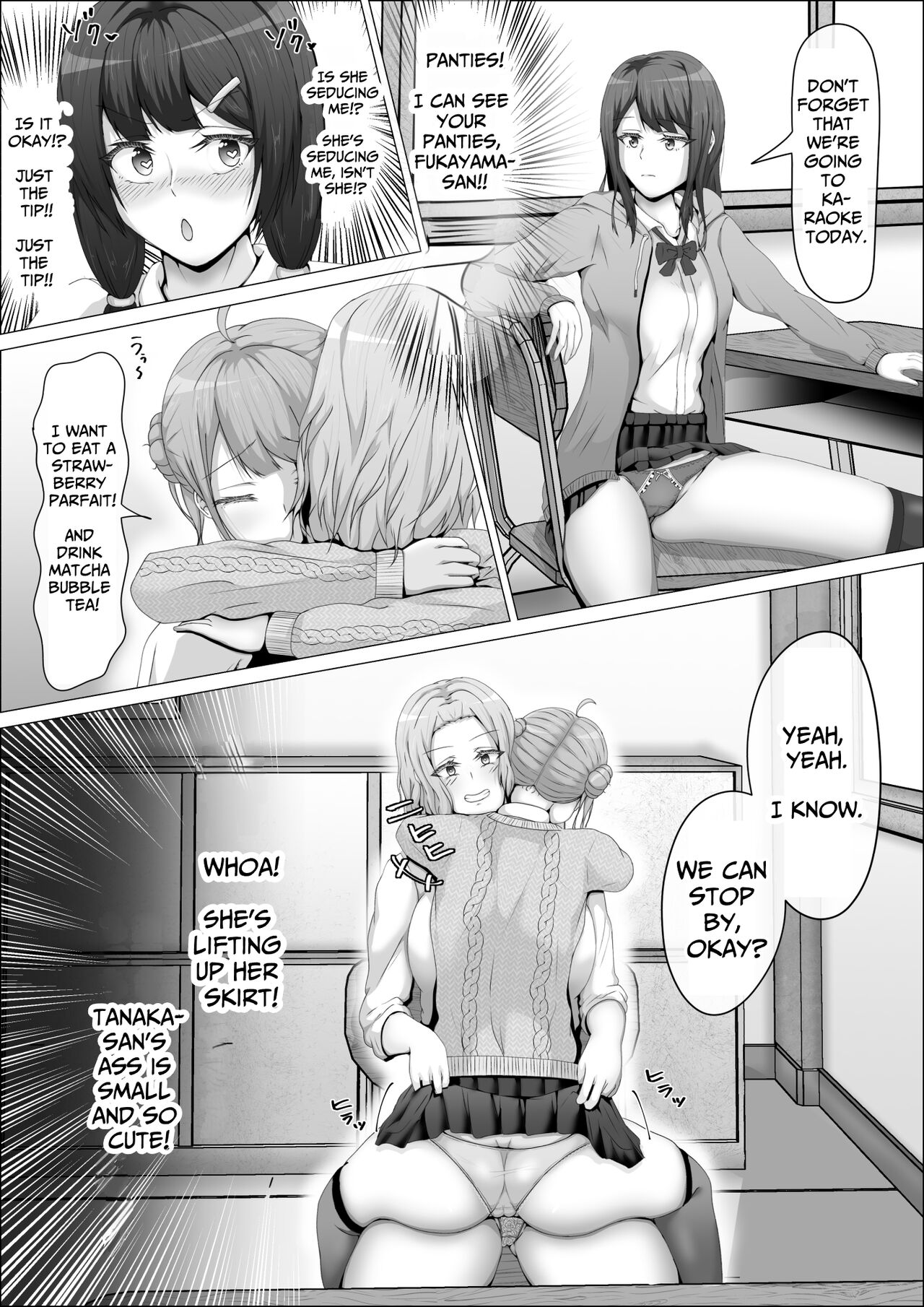 [shikiniki] When The Gals In My Class Found Out That I Was A Futanari, They Started Freaking Out. #1 Nanami-chan Toilet Assault Fellatio Edition [English] [Solid Rose] numero di immagine  4