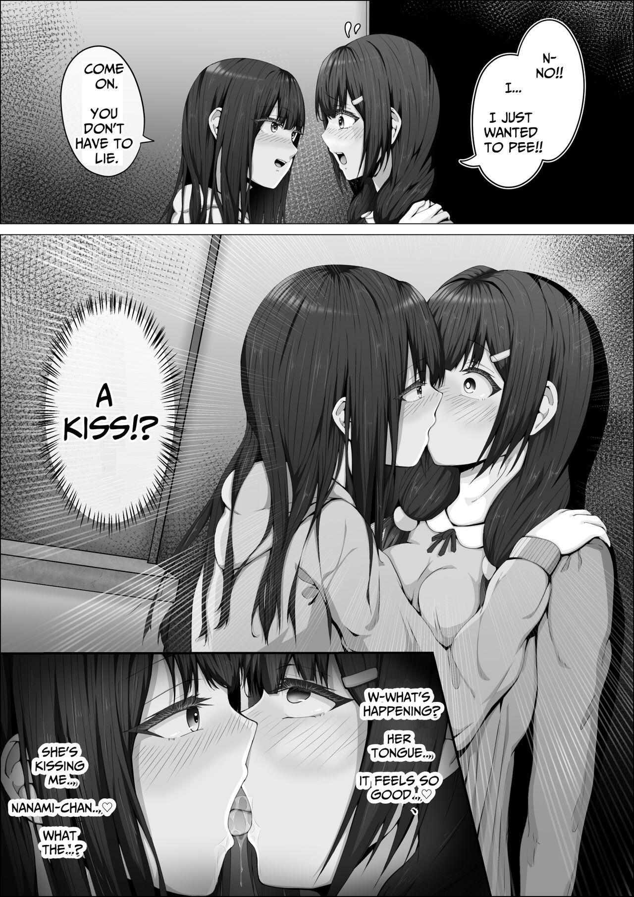 [shikiniki] When The Gals In My Class Found Out That I Was A Futanari, They Started Freaking Out. #1 Nanami-chan Toilet Assault Fellatio Edition [English] [Solid Rose] numero di immagine  32