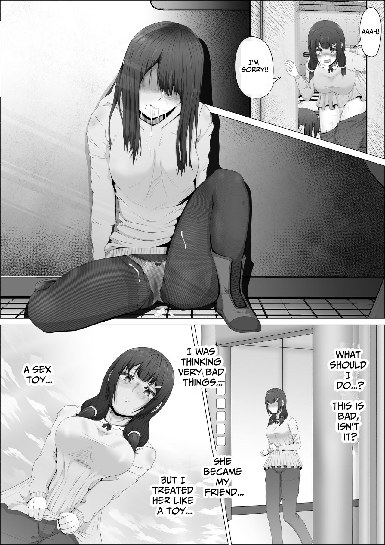 [shikiniki] When The Gals In My Class Found Out That I Was A Futanari, They Started Freaking Out. #1 Nanami-chan Toilet Assault Fellatio Edition [English] [Solid Rose] numero di immagine  51