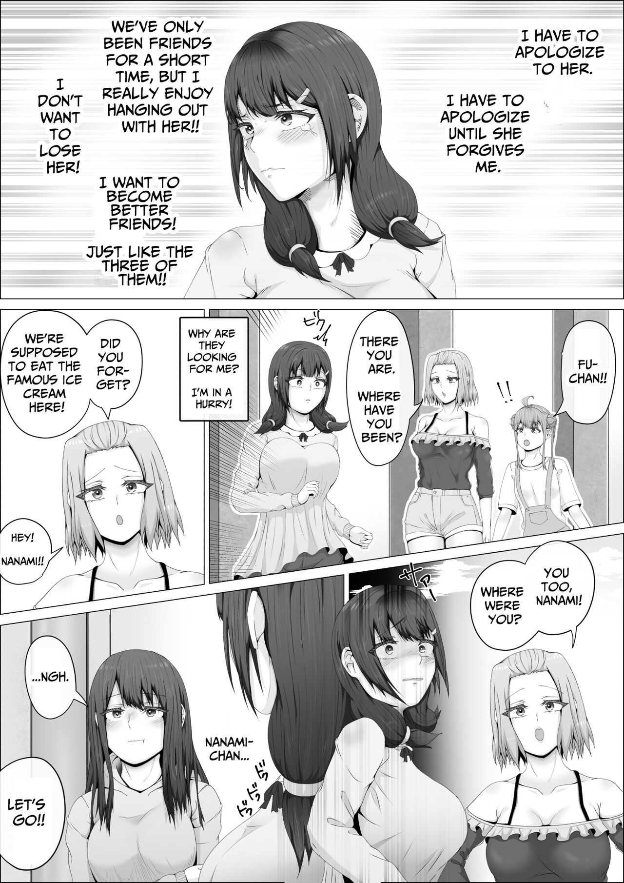 [shikiniki] When The Gals In My Class Found Out That I Was A Futanari, They Started Freaking Out. #1 Nanami-chan Toilet Assault Fellatio Edition [English] [Solid Rose] numero di immagine  52