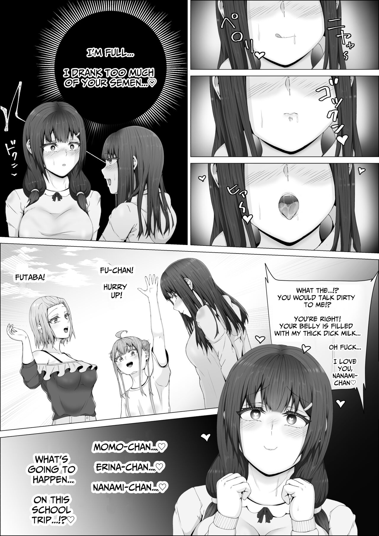 [shikiniki] When The Gals In My Class Found Out That I Was A Futanari, They Started Freaking Out. #1 Nanami-chan Toilet Assault Fellatio Edition [English] [Solid Rose] numero di immagine  54