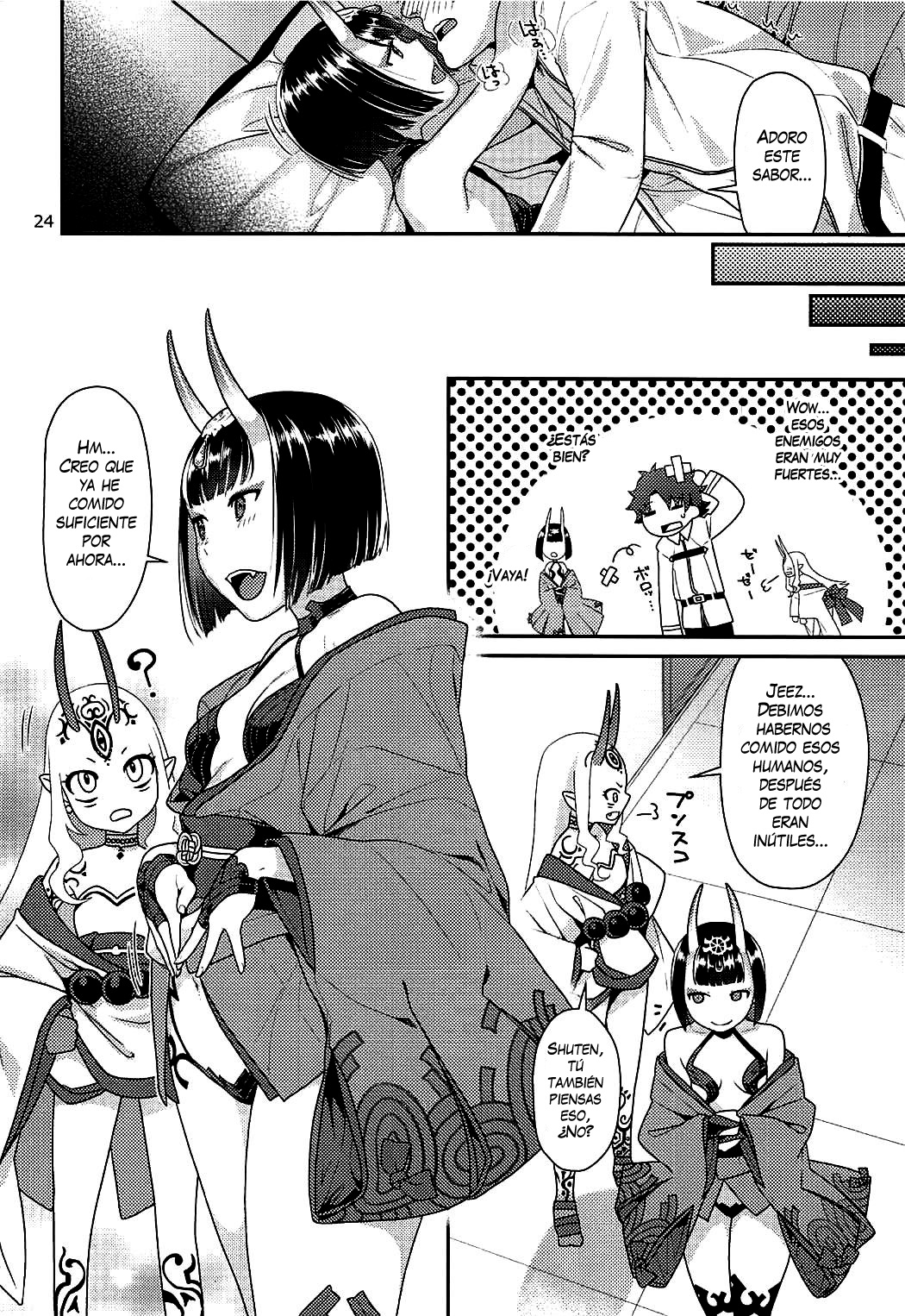 (C92) [Nekomataya (Nekomata Naomi)] Shuten no Umi ni Oboretai (Fate/Grand Order) [Spanish] [gbya.group] imagen número 23