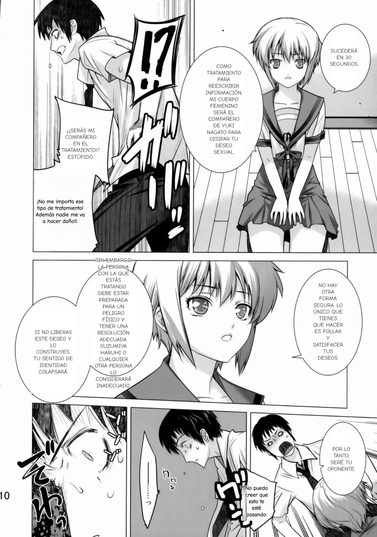 (C77) [Kouchaya (Ootsuka Kotora)] Ore to Nagato. (The Melancholy of Haruhi Suzumiya) [Spanish] [Earl Hickey0] 이미지 번호 9